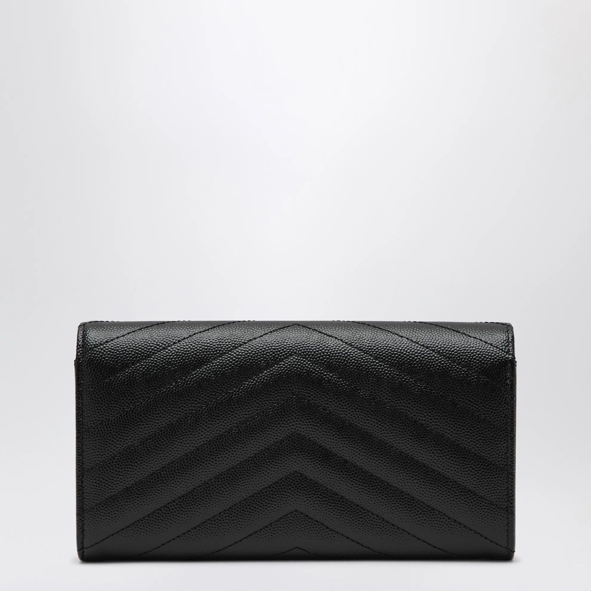 Saint Laurent Paris o1d2blof0526 Size: OS / Large Cassandre Wallet in Black Size ONE SIZE - 2 Thumbnail