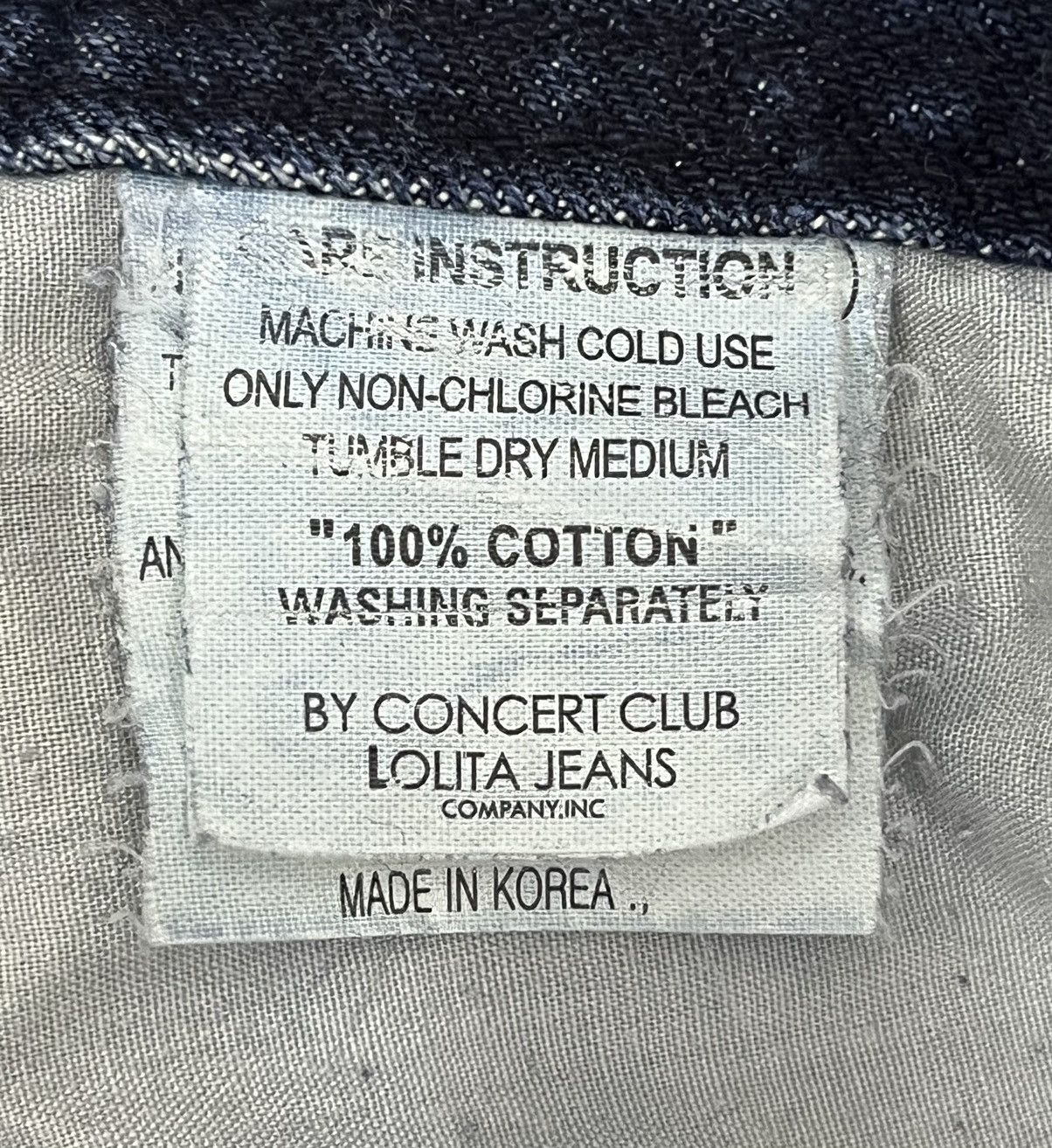 Beauty Beast 🔥LOLITA Vintage Exotic Washed Denim Sick Flare Jeans Size US 30 / EU 46 - 18 Thumbnail