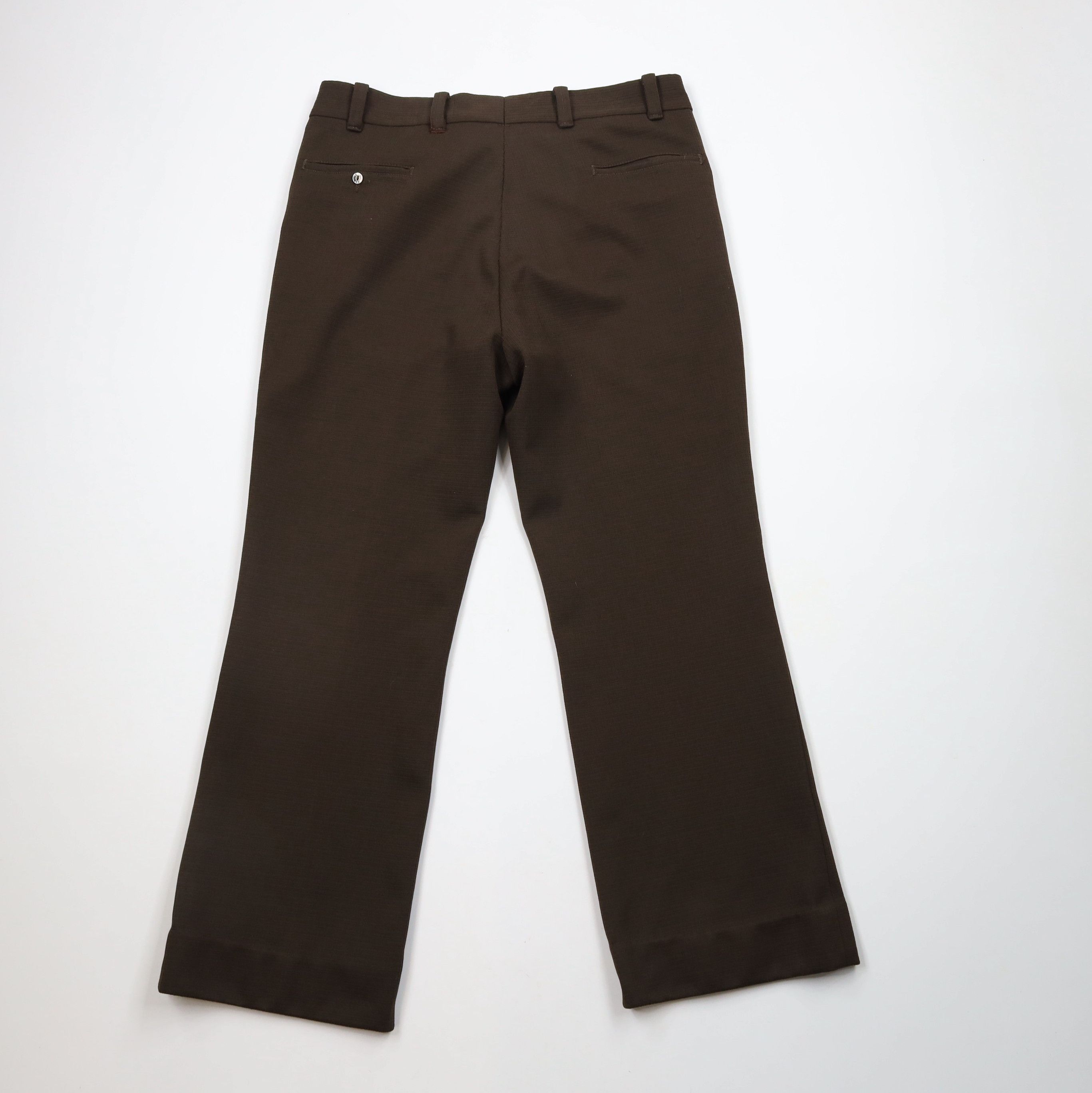 Vintage Vintage 70s Streetwear Bell Bottoms Chino Pants Brown USA Size US 34 / EU 50 - 7 Thumbnail