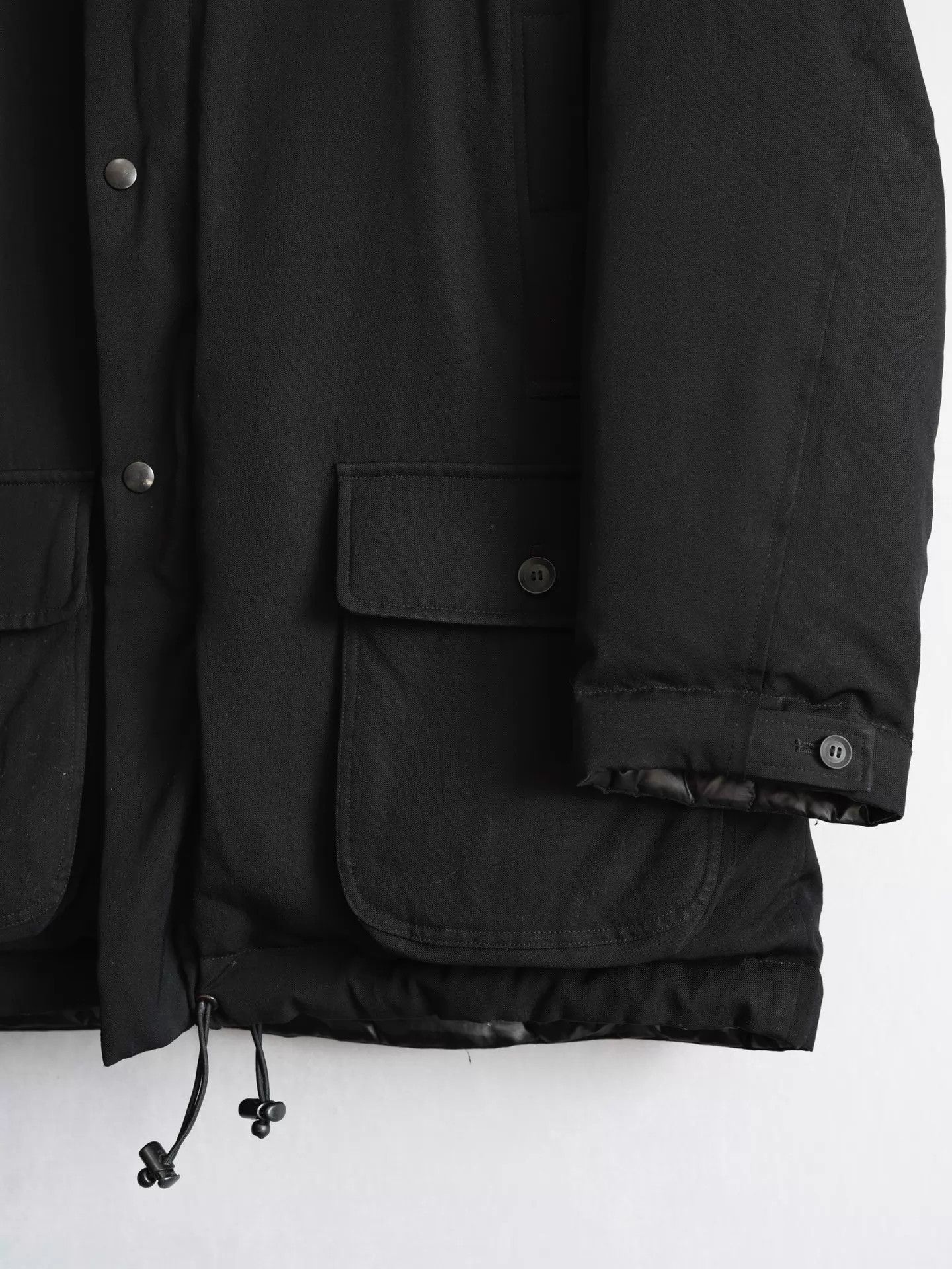 Yohji Yamamoto Yohji Yamamoto 19AW Removable Hood Down Jacket Black Size US M / EU 48-50 / 2 - 5 Thumbnail