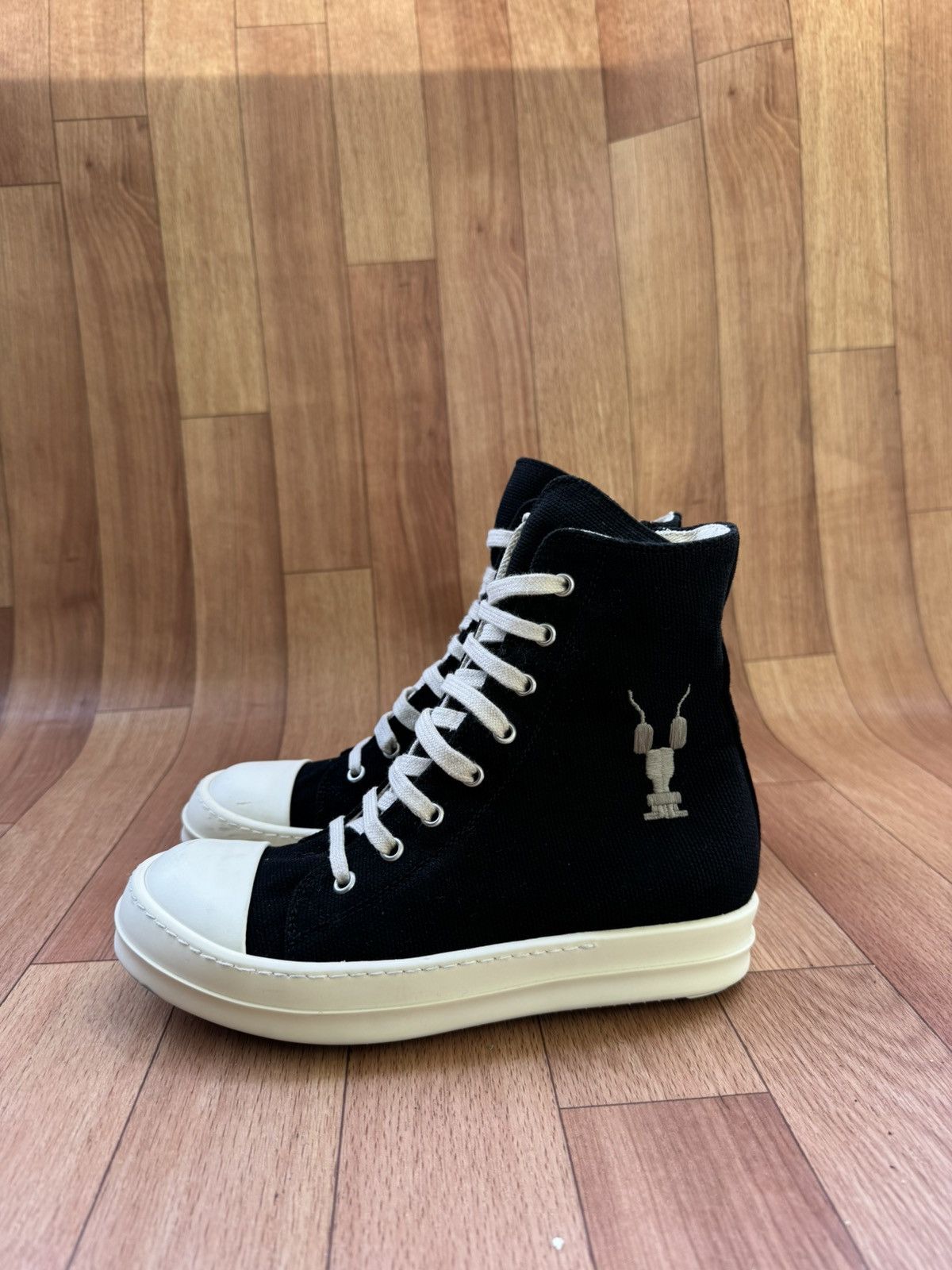 Rick Owens Drkshdw 🔥🥹 Rick owens drkshdw Ramones Size US 6.5 / IT 36.5 - 7 Thumbnail