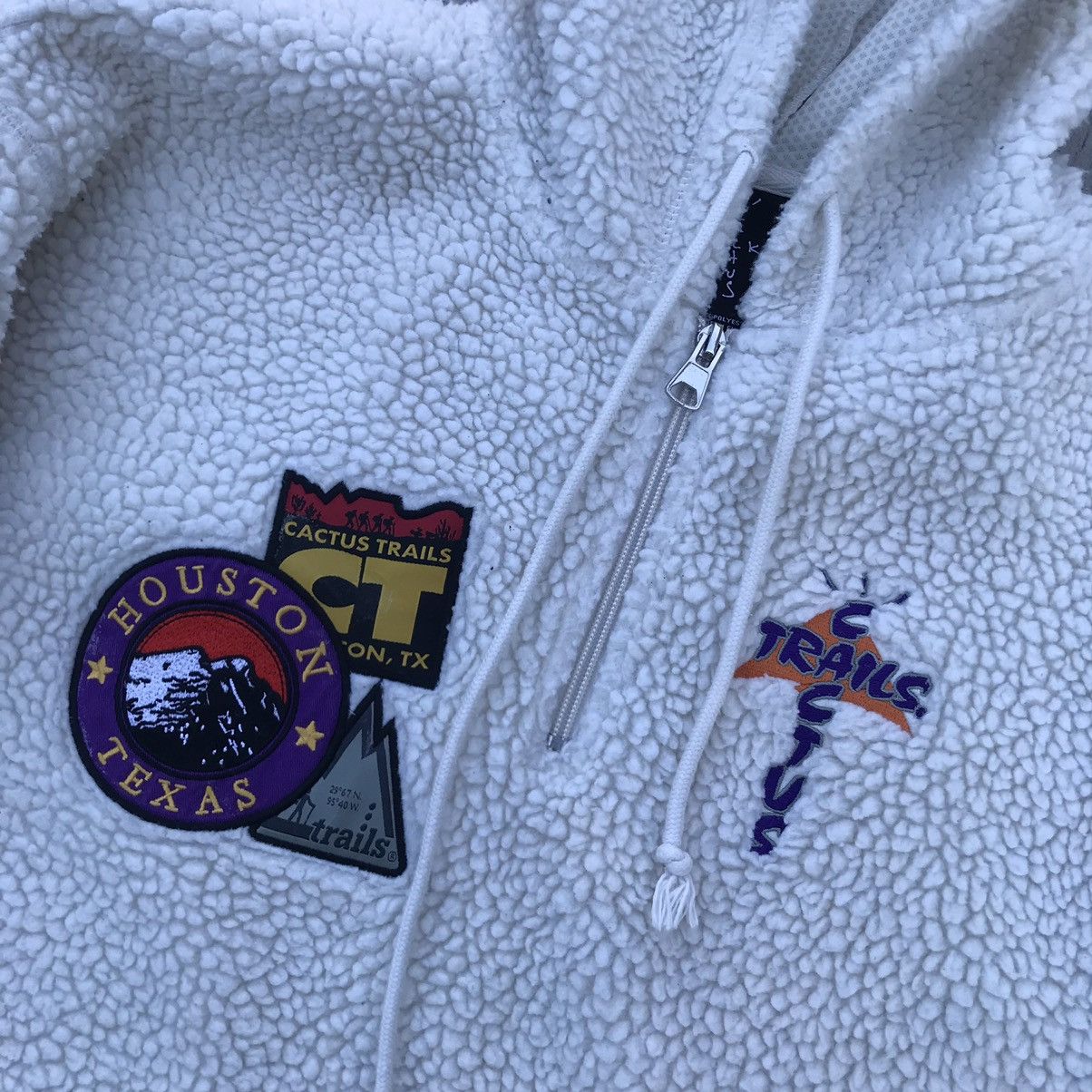 image of Travis Scott Cactus Jack Hoodie in White, Men's (Size Small)