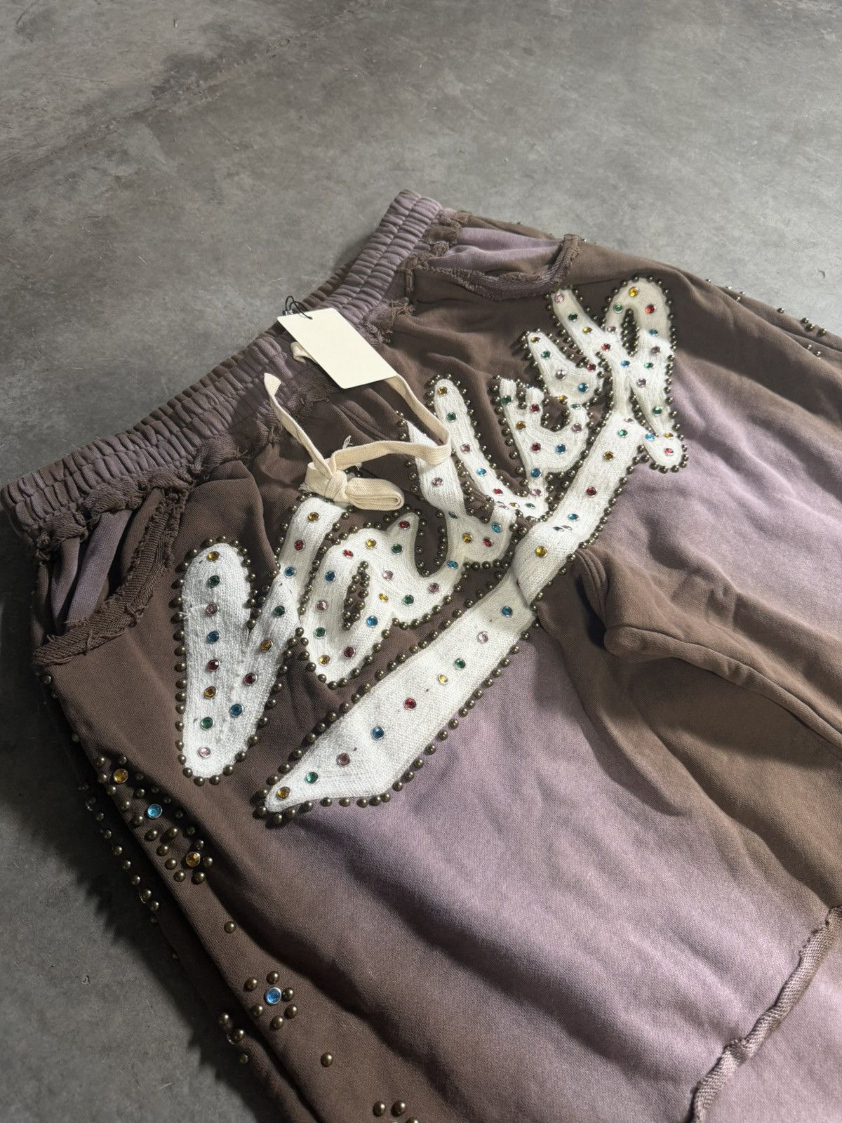 Vale Vale Forever Skittles Brown Sweatpants Size US 34 / EU 50 - 2 Thumbnail