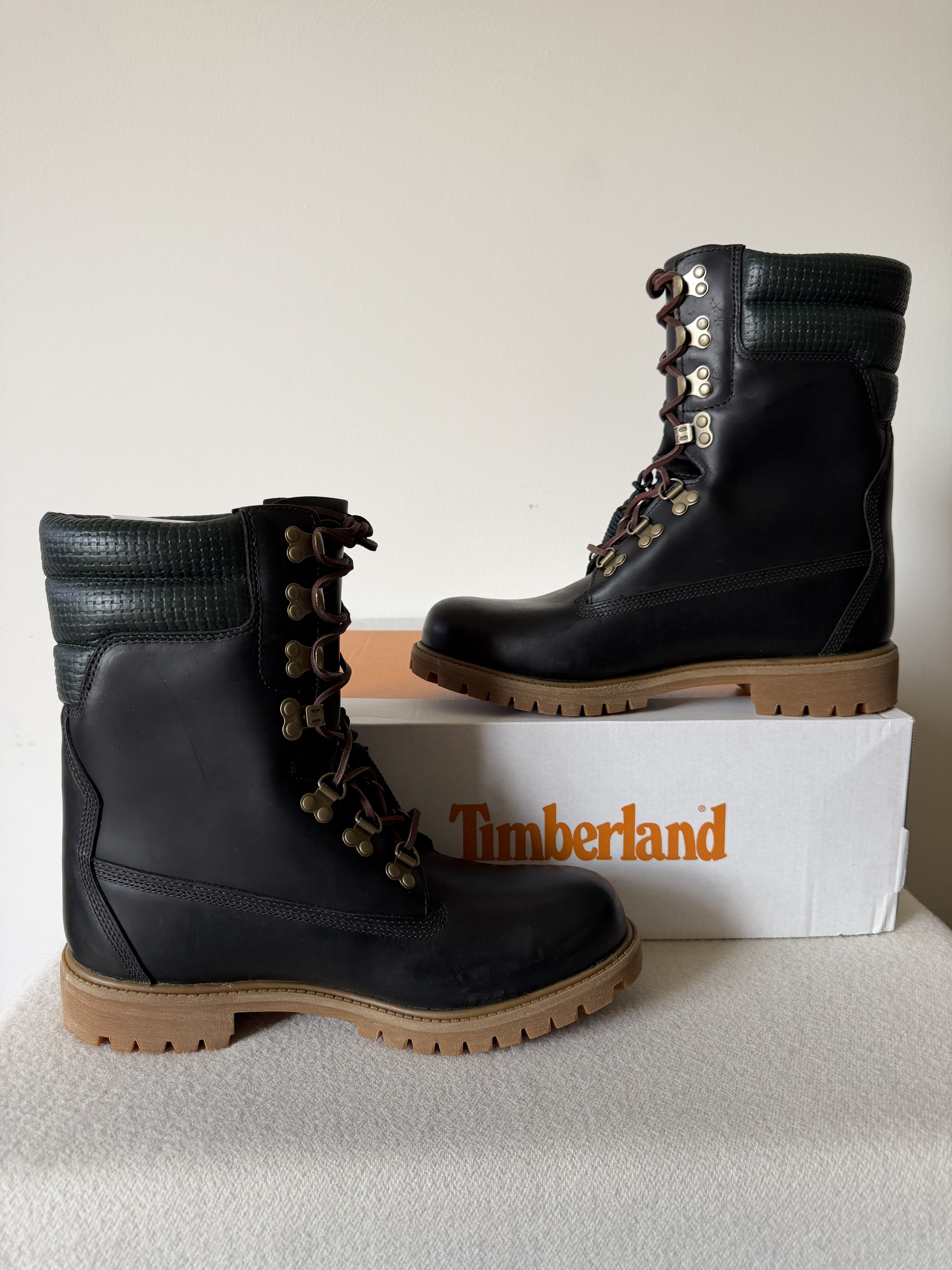 Timberland Timberland Premium Waterproof Super Boots Dark Green Leather Size US 10 / EU 43 - 3 Thumbnail