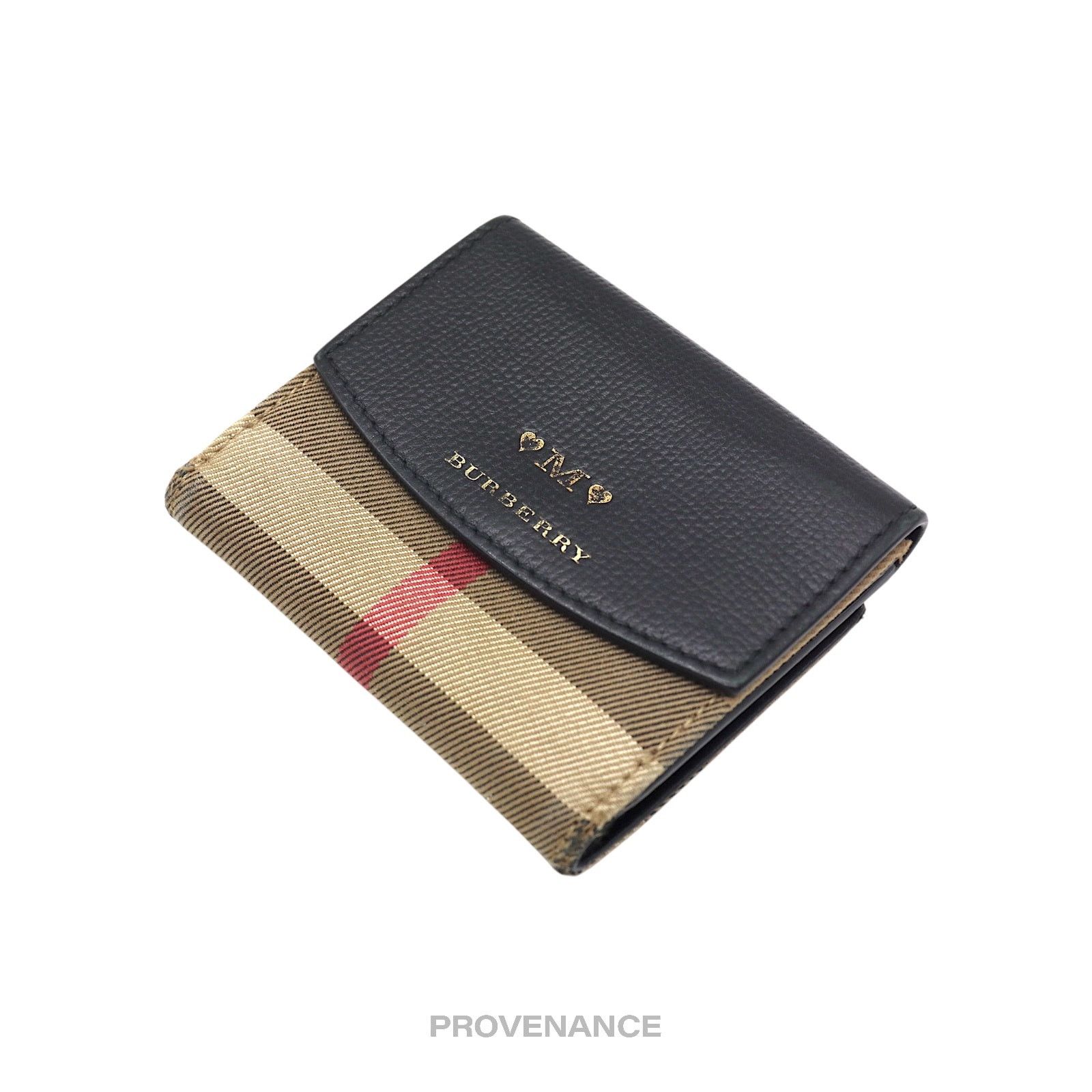 Burberry 🔴 Burberry Trifold Snap Wallet - Nova Check Black Size ONE SIZE - 3 Thumbnail