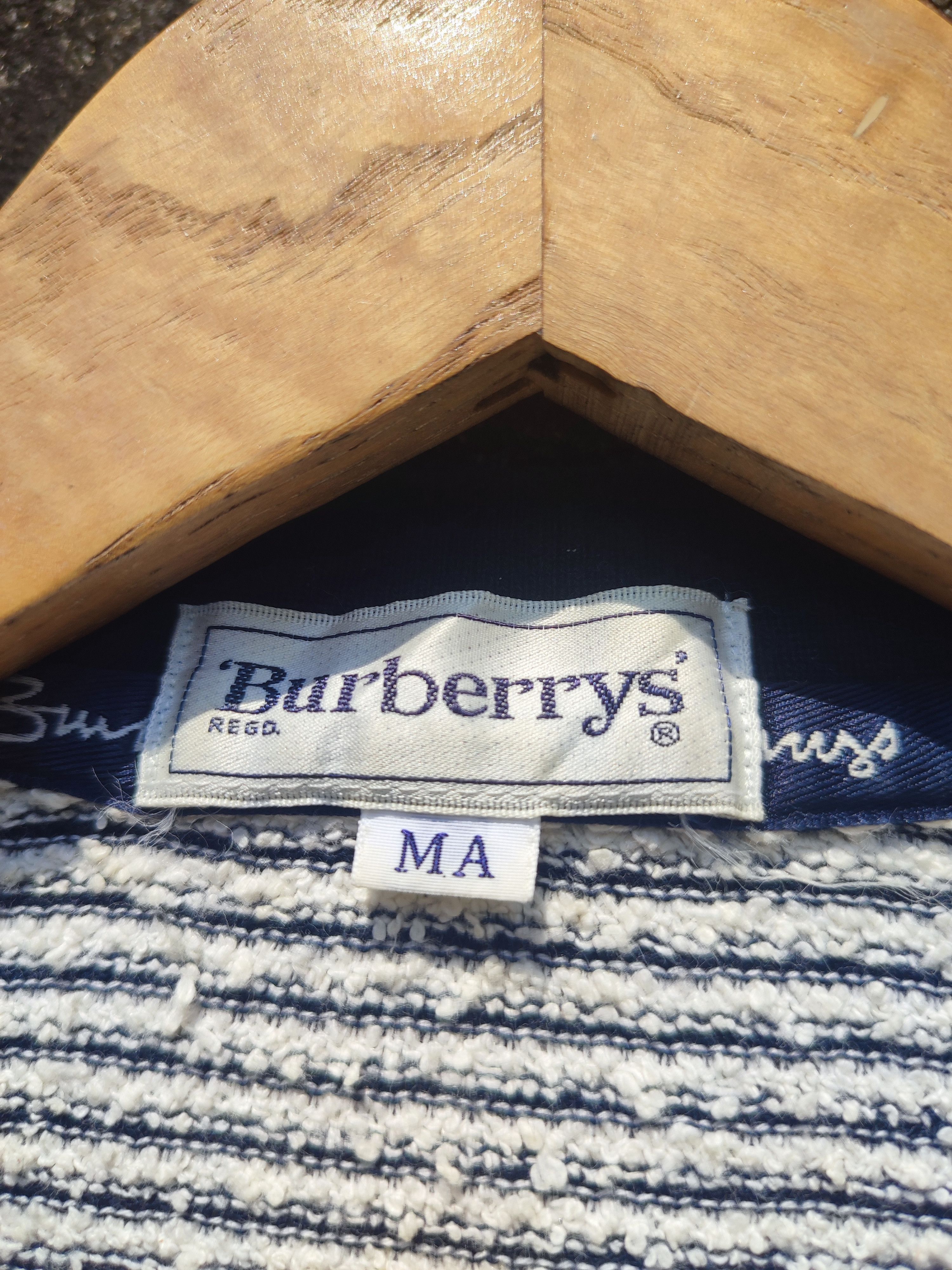 Burberry × Vintage Vintage Burberry's Polo Tee Size US L / EU 52-54 / 3 - 5 Thumbnail