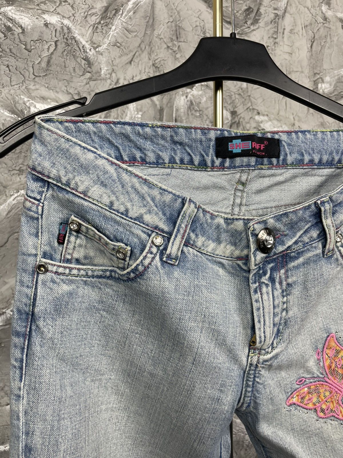 Hysteric Glamour 2000s Y2K Bootcut Fade Jeans Dolce Gabbana Japanese Style Size US 29 - 9 Thumbnail