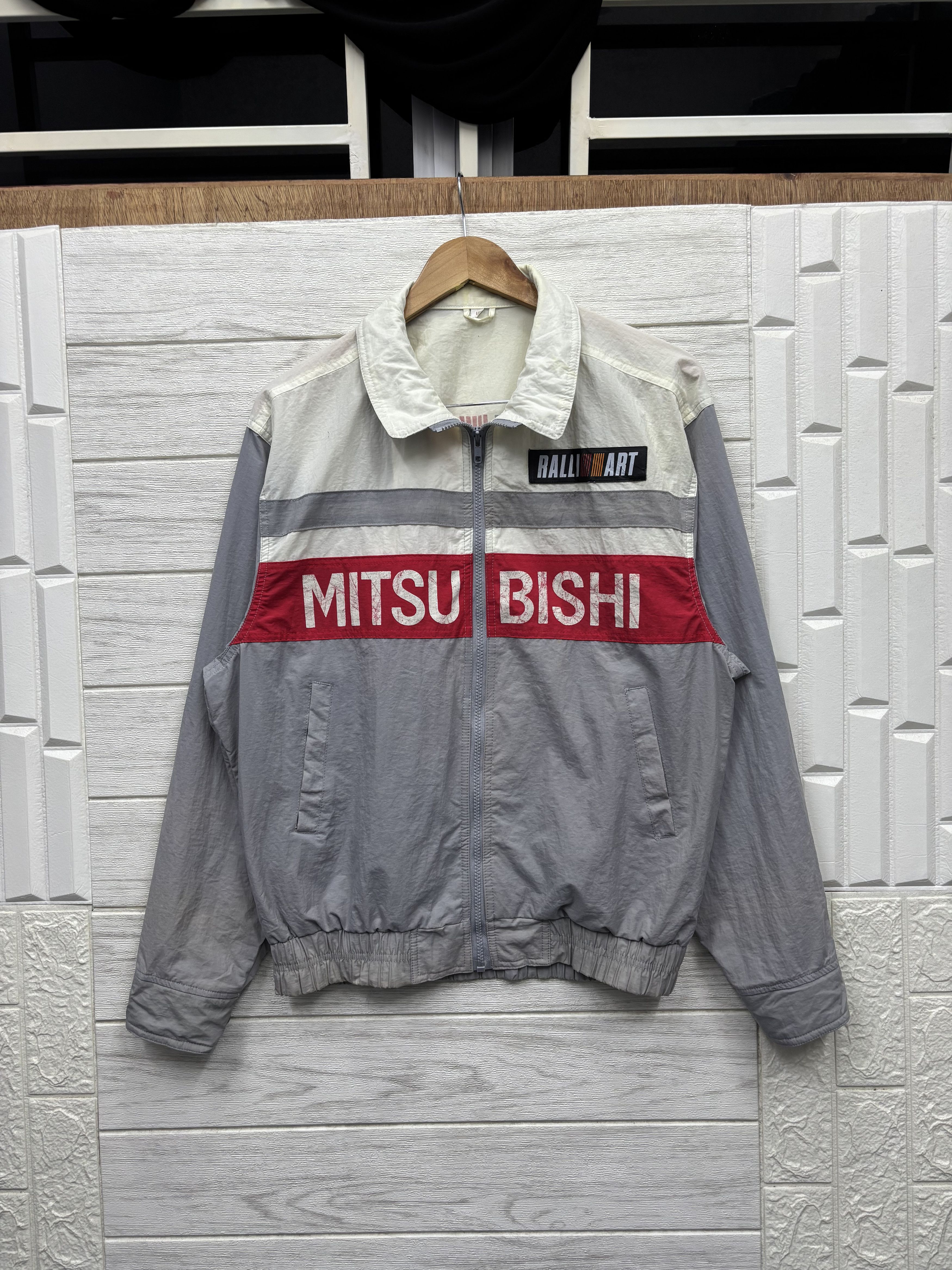 Vintage 🔥RARE VINTAGE MITSUBISHI RALLIART RACING JACKET Size US L / EU 52-54 / 3 - 2 Thumbnail