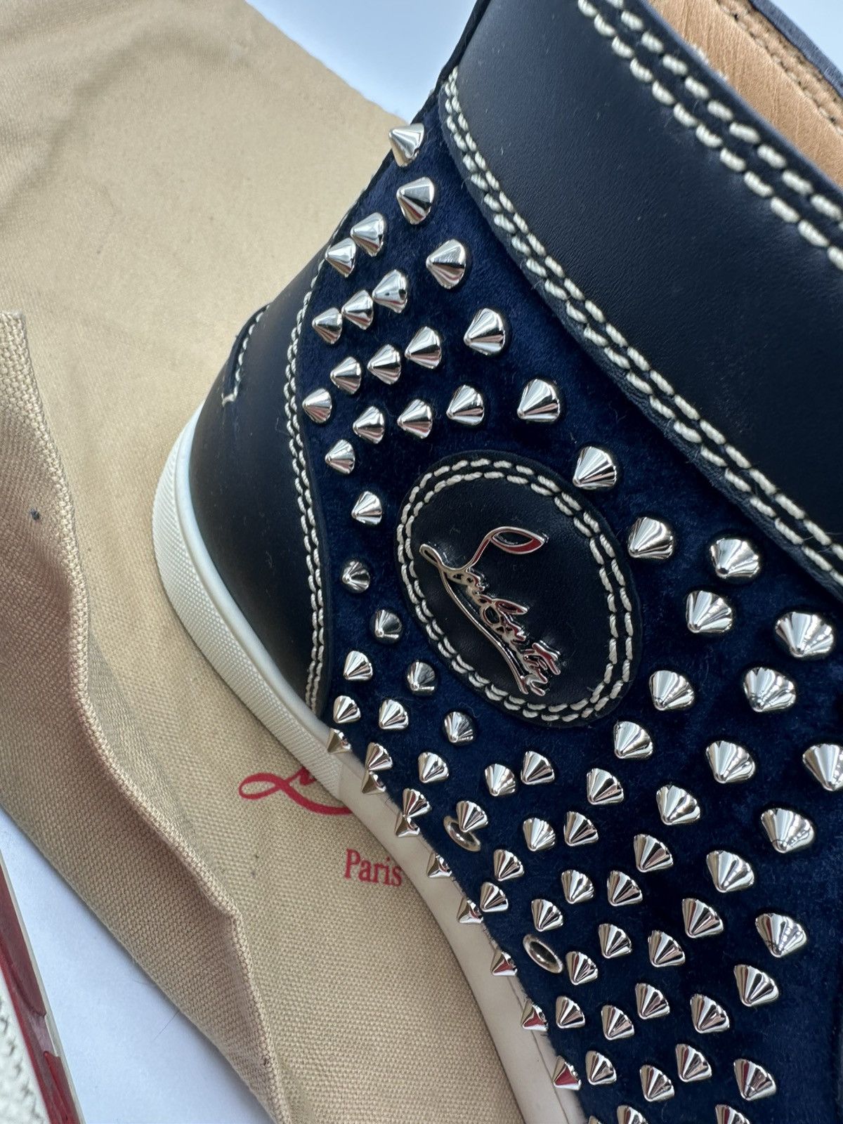 Christian Louboutin Christian Louboutin Spikes High Top Size US 14 / EU 47 - 7 Thumbnail