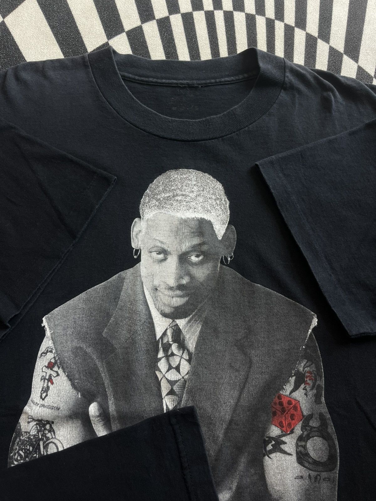 NBA Vintage Dennis Rodman CHAIRMAN OF THE BOARDS 1996’s Photo Size US XL / EU 56 / 4 - 7 Thumbnail