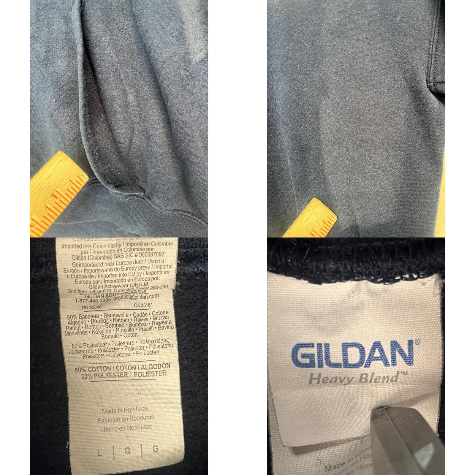 Gildan DIVER Darling Hoodie Size Large Blue Mermaid Pullover Gildan Heavy Blend See All Pics Mens Hoodie Size US L / EU 52-54 / 3 - 8 Thumbnail