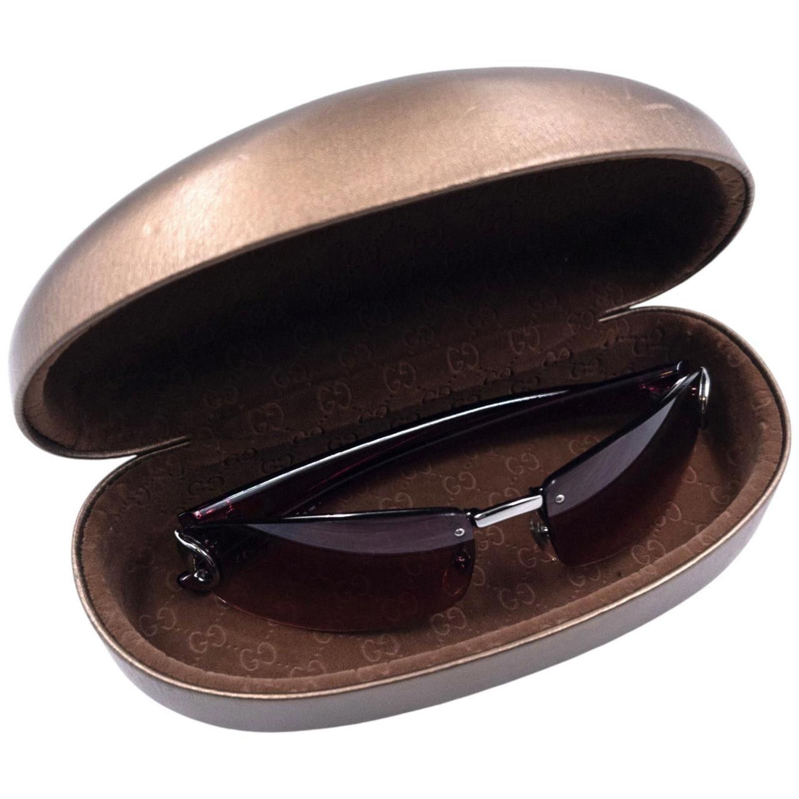 Gucci Vintage Gucci Rimless Horse Bit Sunglasses Size ONE SIZE - 8 Thumbnail