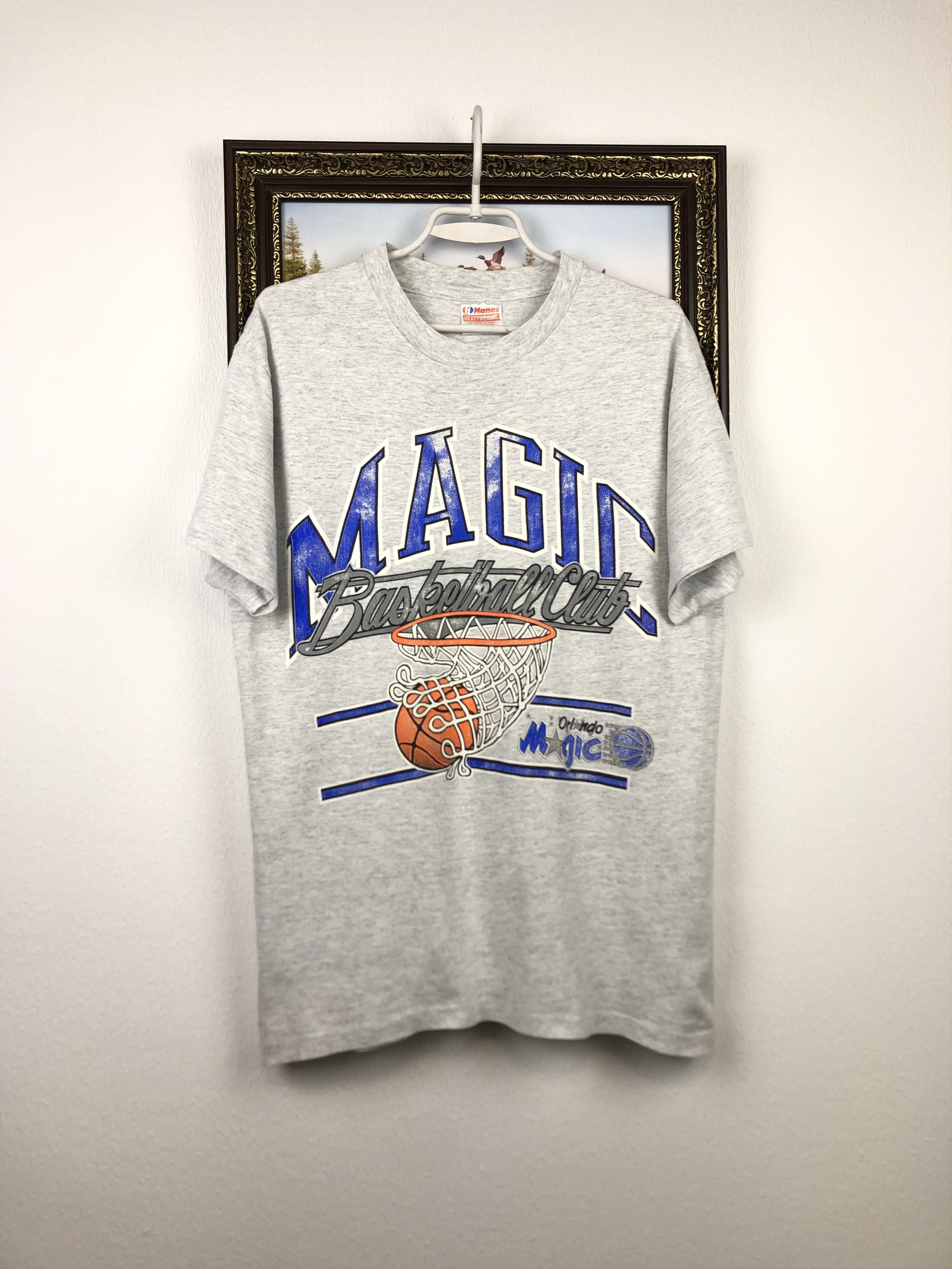 NBA Vintage Orlando Magic NBA Shirt Over Print Mens Tee Jersey Size US L / EU 52-54 / 3 - 1 Thumbnail