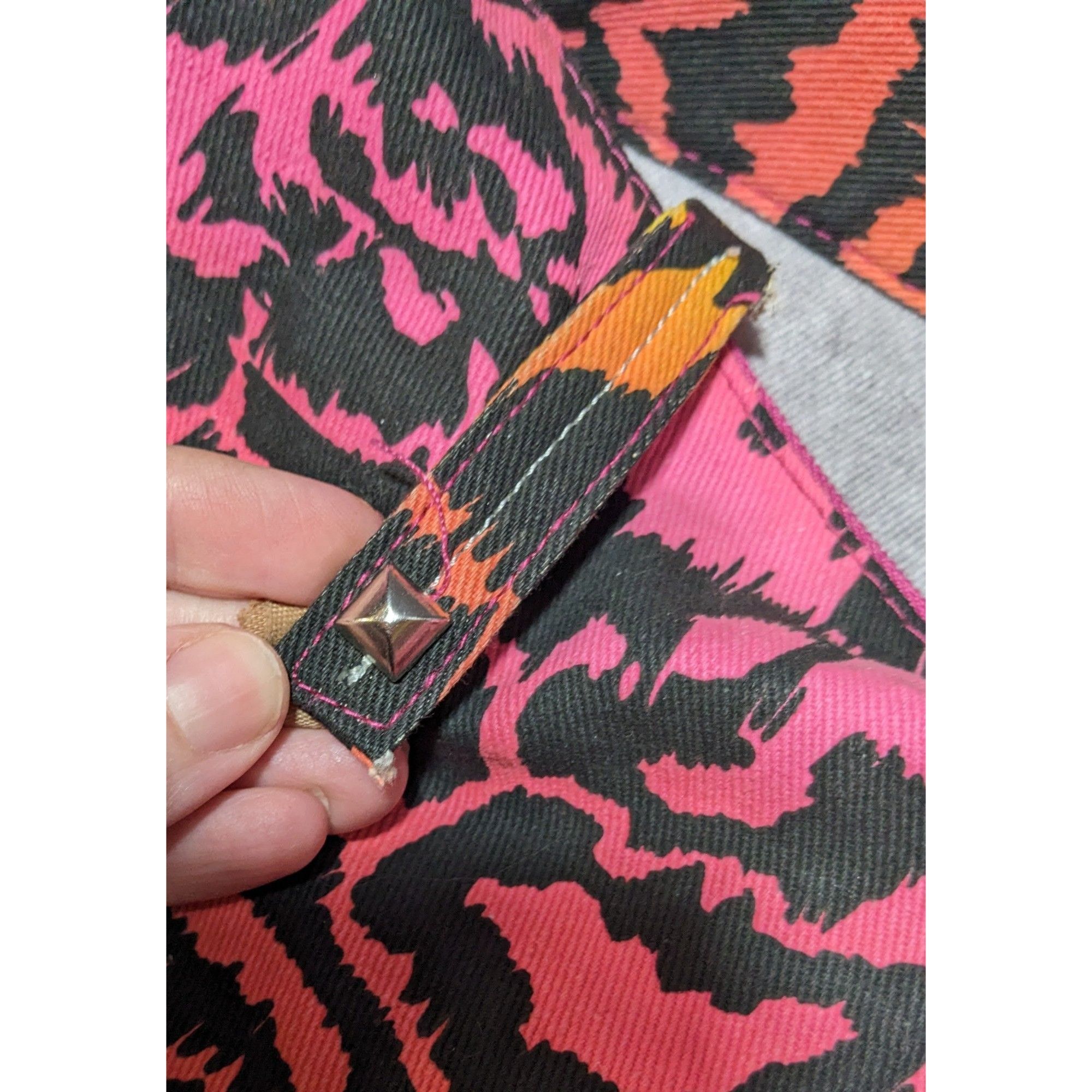 Other 90s Style Rainbow Tiger Print Canvas Shoulder Bag Size ONE SIZE - 13 Thumbnail