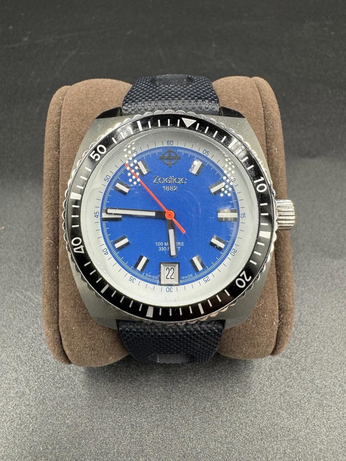 Other Rare ZODIAC " Sea Dragon " ZO2205 Quartz Swiss Men's Watch w Size ONE SIZE - 2 Thumbnail