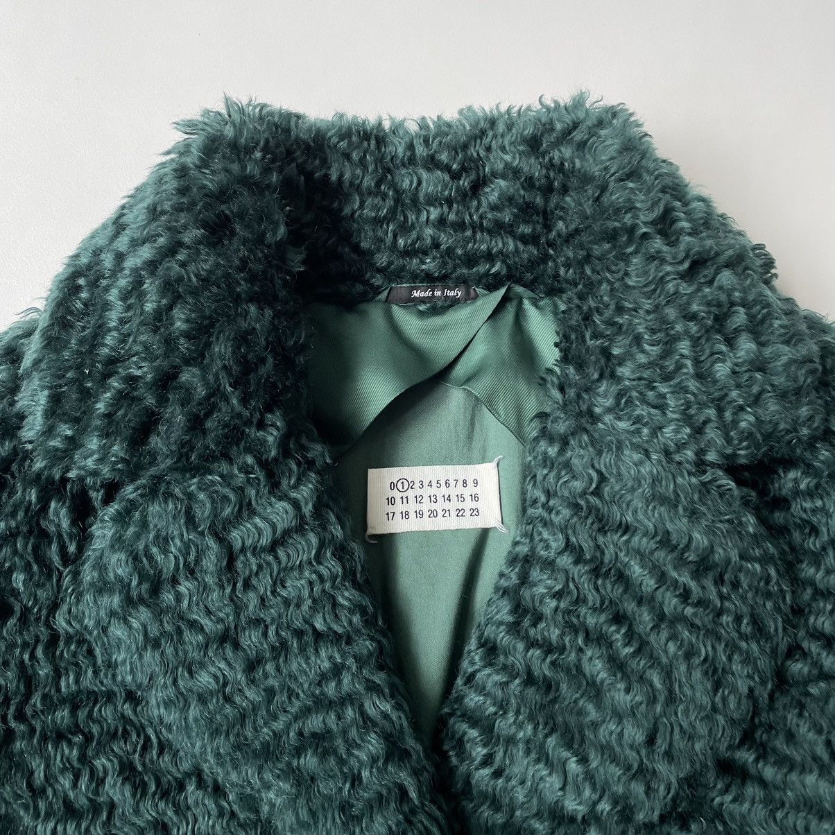Maison Margiela A/W 13 Emerald Green Mohair Jacket Size S / US 4 / IT 40 - 5 Thumbnail
