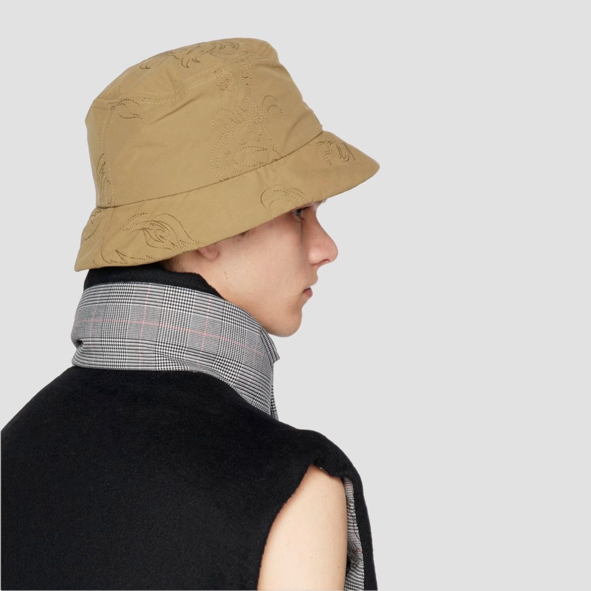 Feng Chen Wang Feng Chen Wang Quilted Bucket Hat Size ONE SIZE - 8 Thumbnail