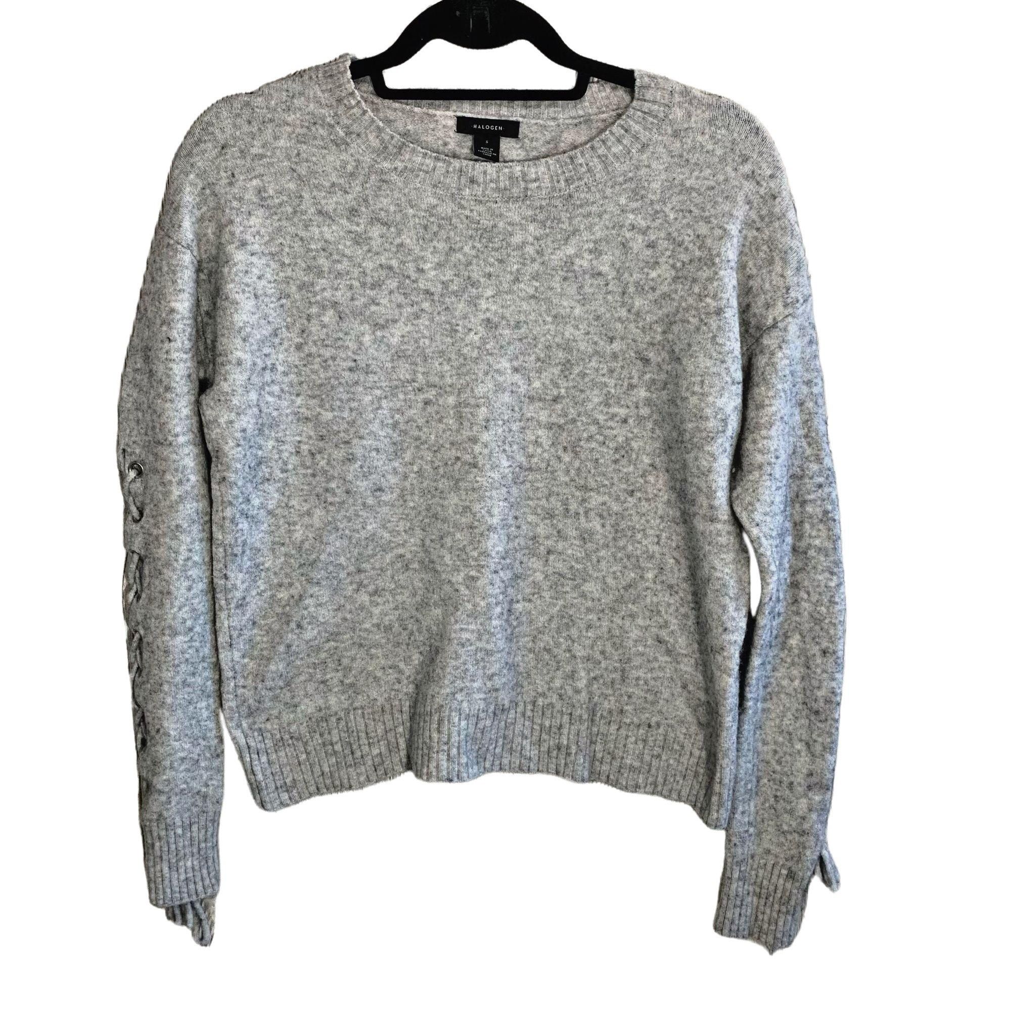 Other Halogen Merino Wool Grey Cutout Tie Sleeve Sweater S Size S / US 4 / IT 40 - 1 Thumbnail