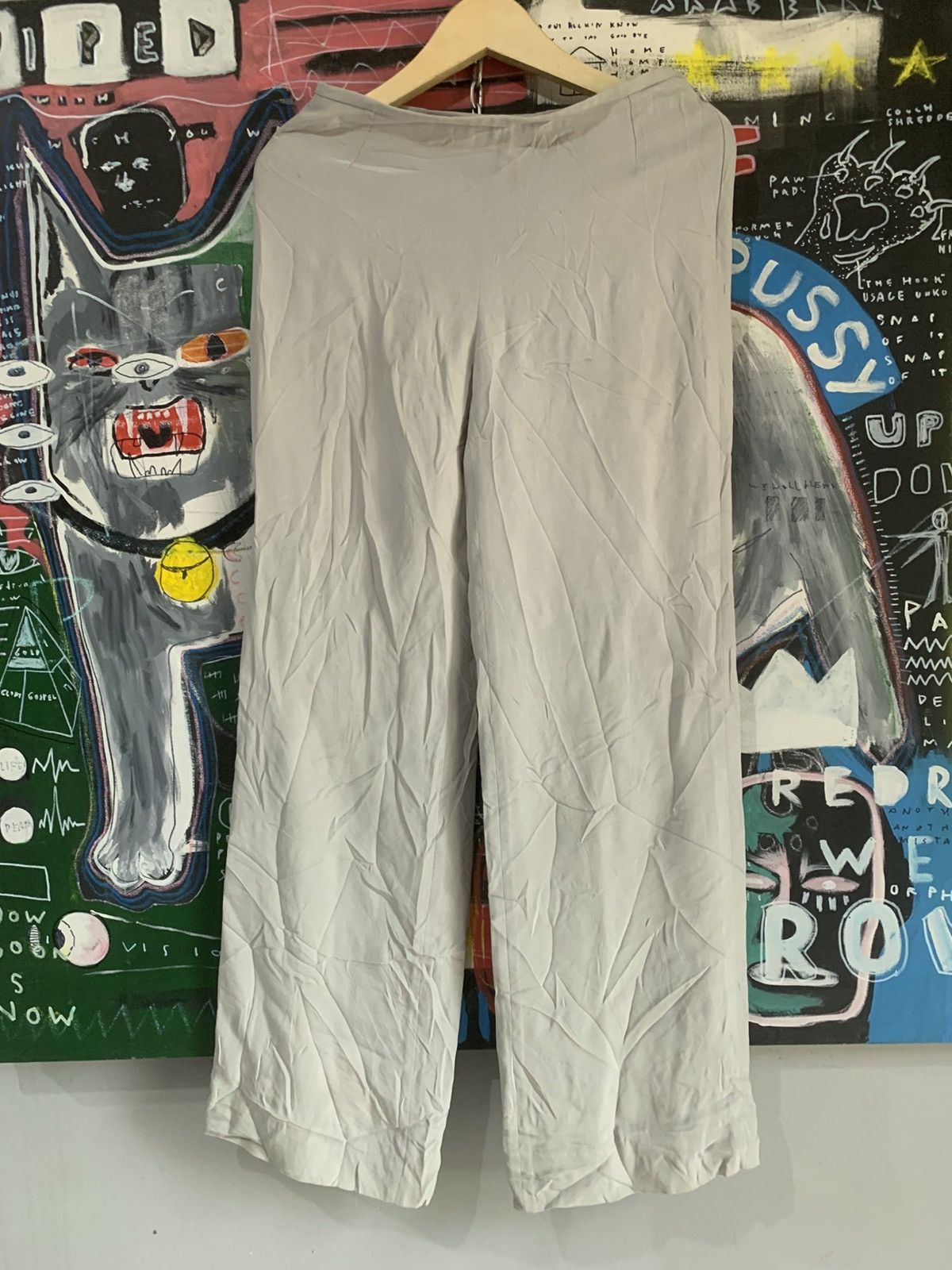Armani Collezioni Vintage Armani Collezioni Women’s Casual Pants LongPants Size 38" / US 16 / IT 52 - 2 Thumbnail
