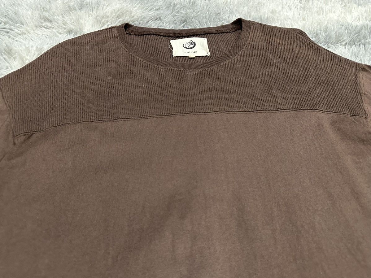 Japanese Brand 🔥Japanese Vintage Onigiri Waffle Shirt Size US L / EU 52-54 / 3 - 2 Thumbnail