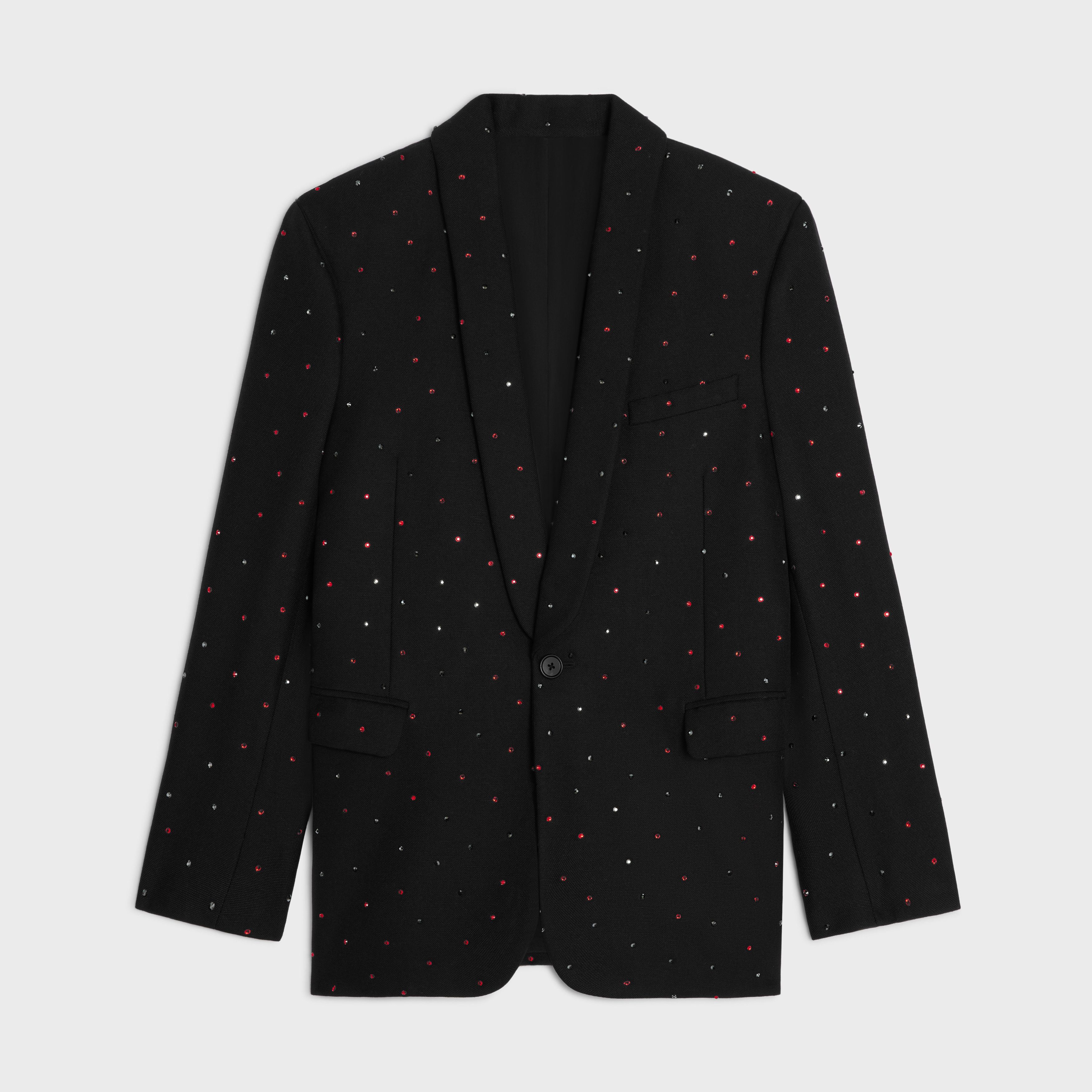 o1bcso1str0825 2V53V435X Classic Jacket in Noir/Carbonne