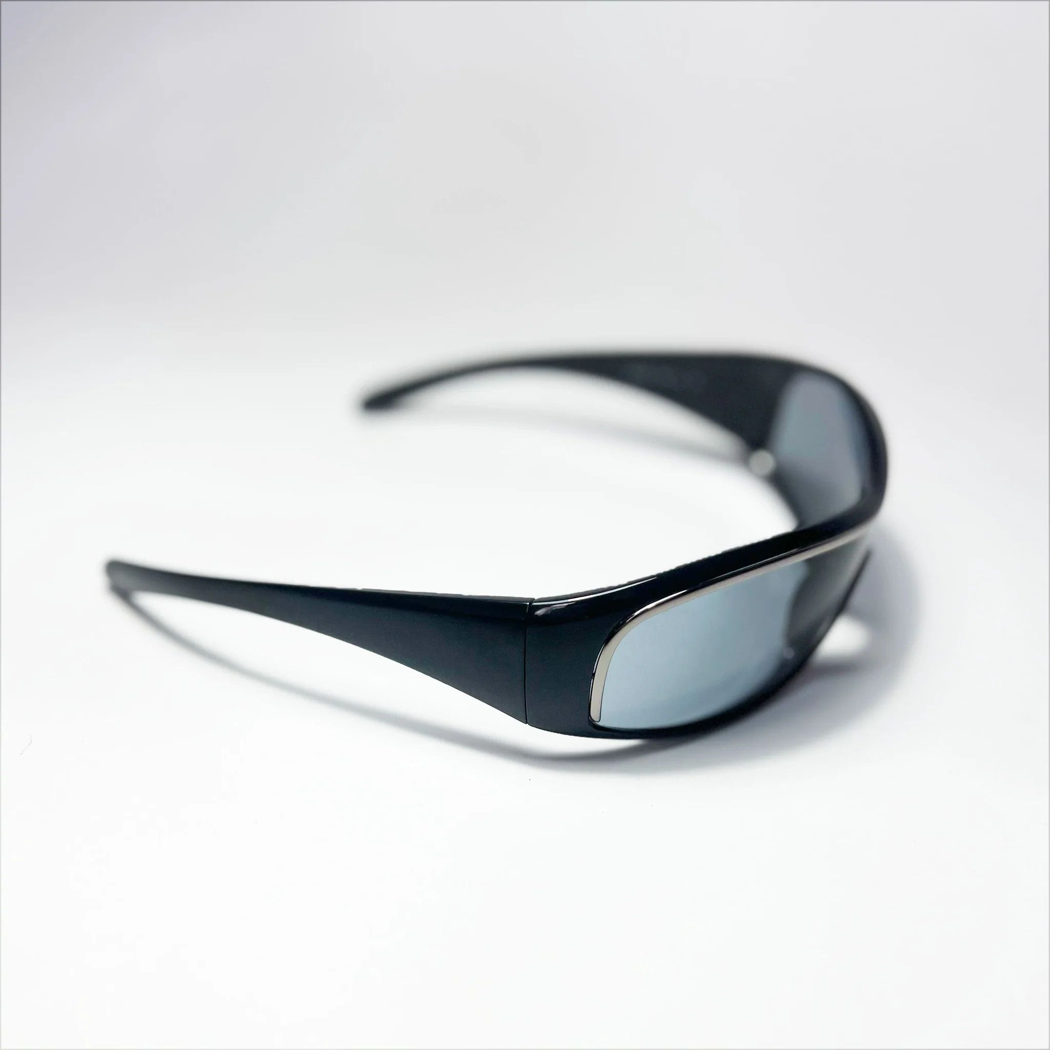 Prada PRADA Sunglasses Flame 2004 Star Mask Fire Chrome Silver Size ONE SIZE - 3 Thumbnail