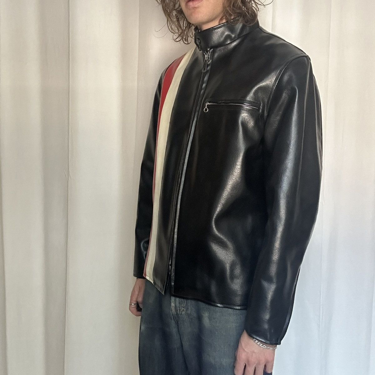 Vintage Vintage Leather Jacket Size US L / EU 52-54 / 3 - 3 Thumbnail