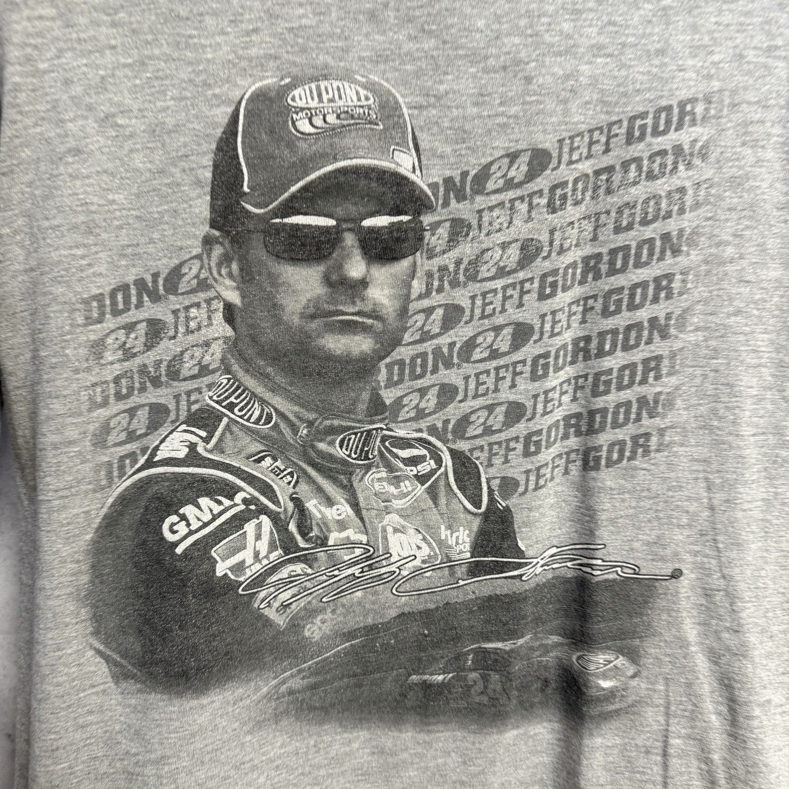 Vintage Vintage Jeff Gordan Nascar T Shirt Mens Medium 19x26 Gray Ch Size US M / EU 48-50 / 2 - 5 Thumbnail
