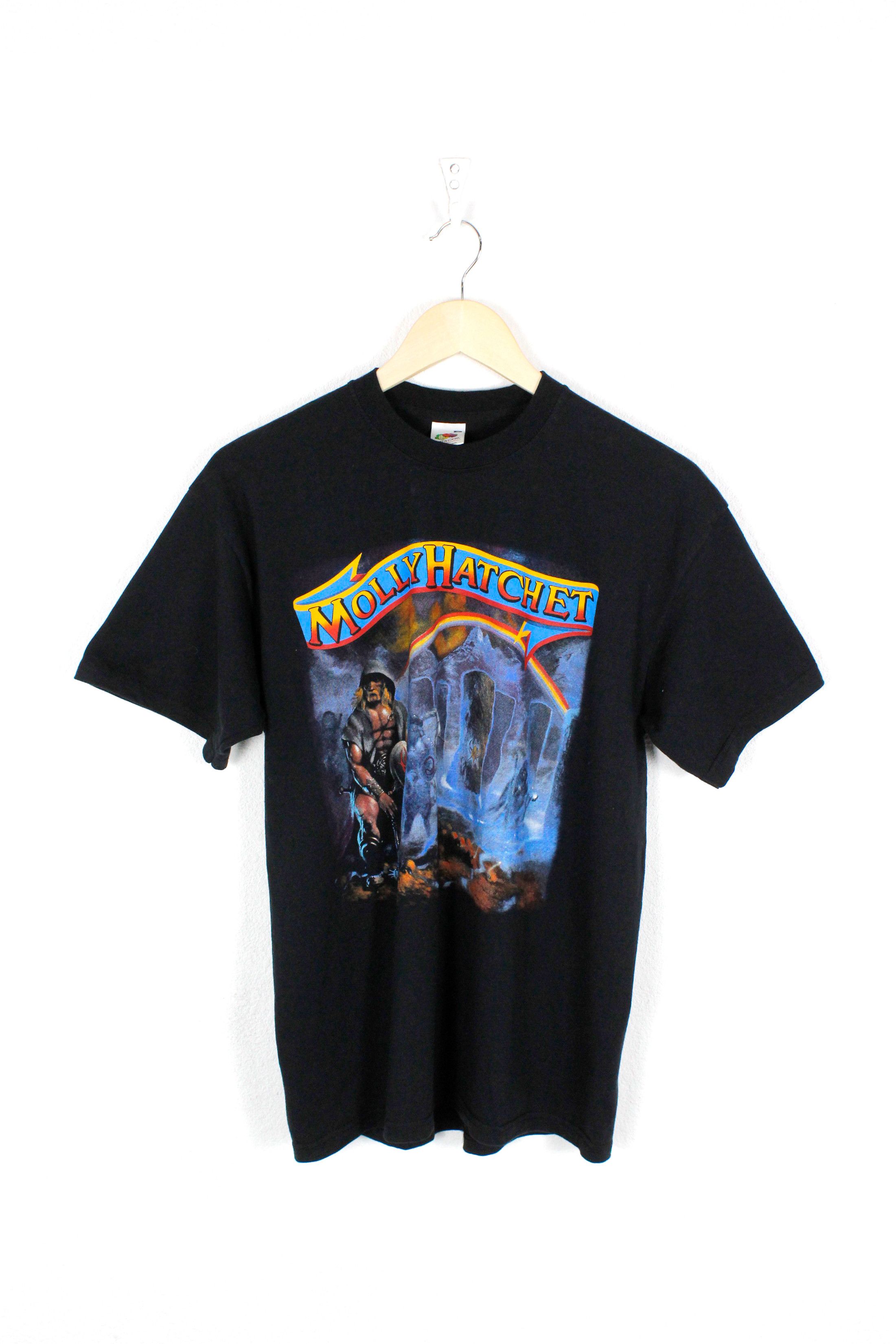 Band Tees × Vintage Vintage Molly Hatchet Y2K Tour Tshirt Tee Dave Hlubek Size US M / EU 48-50 / 2 - 1 Thumbnail