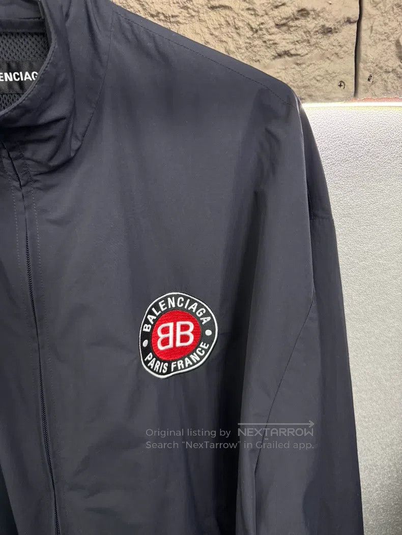Balenciaga Balenciaga Double B Embroidered Logo Windbreaker Jacket Size US S / EU 44-46 / 1 - 4 Thumbnail