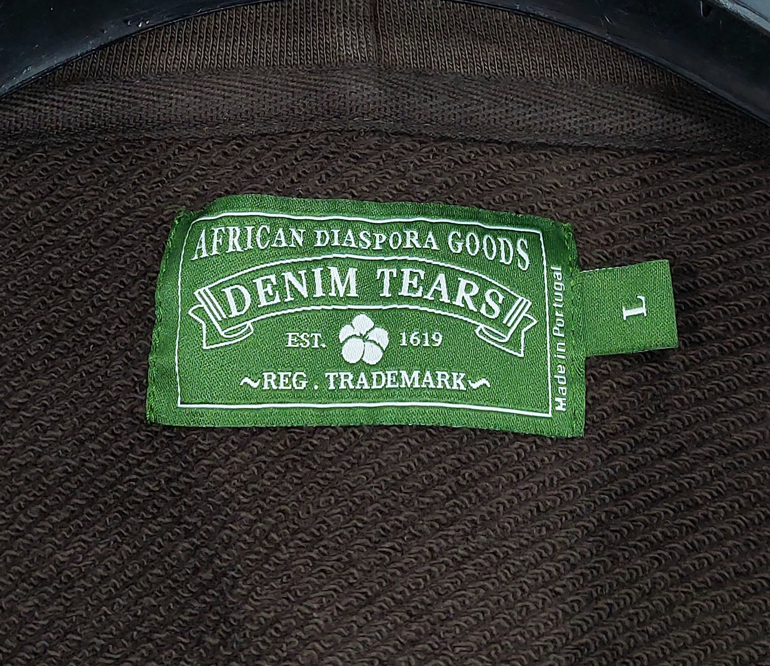 DENIM TEARS cut out hoodie - brown L Size US L / EU 52-54 / 3 - 2 Thumbnail