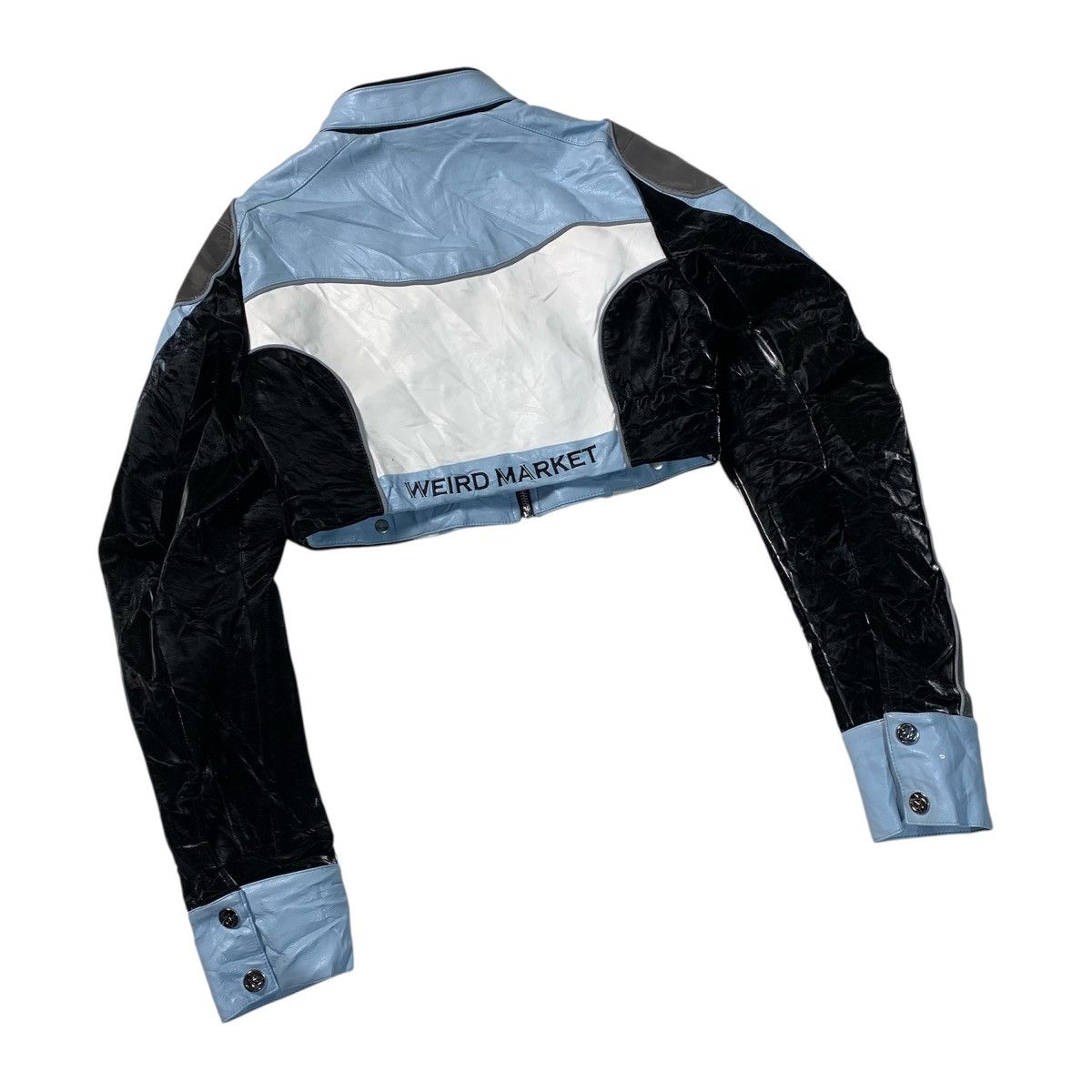 Japanese Brand 2000s Weird Market Bikers Leather Jacket Ifsix Lgb Style Size S / US 4 / IT 40 - 14 Thumbnail