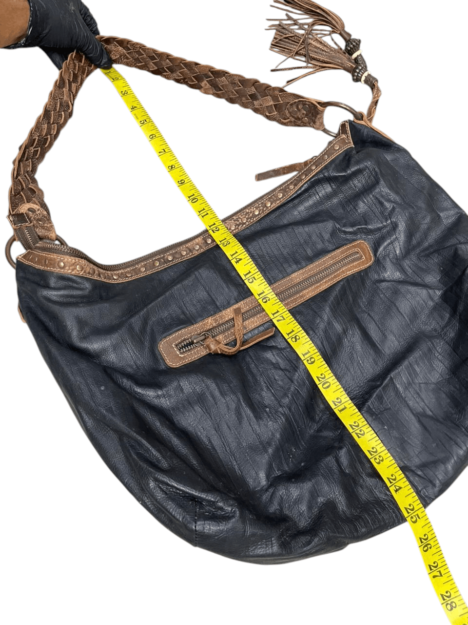 14th Addiction Vintage Handmade Leather Shoulder Bags Size ONE SIZE - 3 Thumbnail