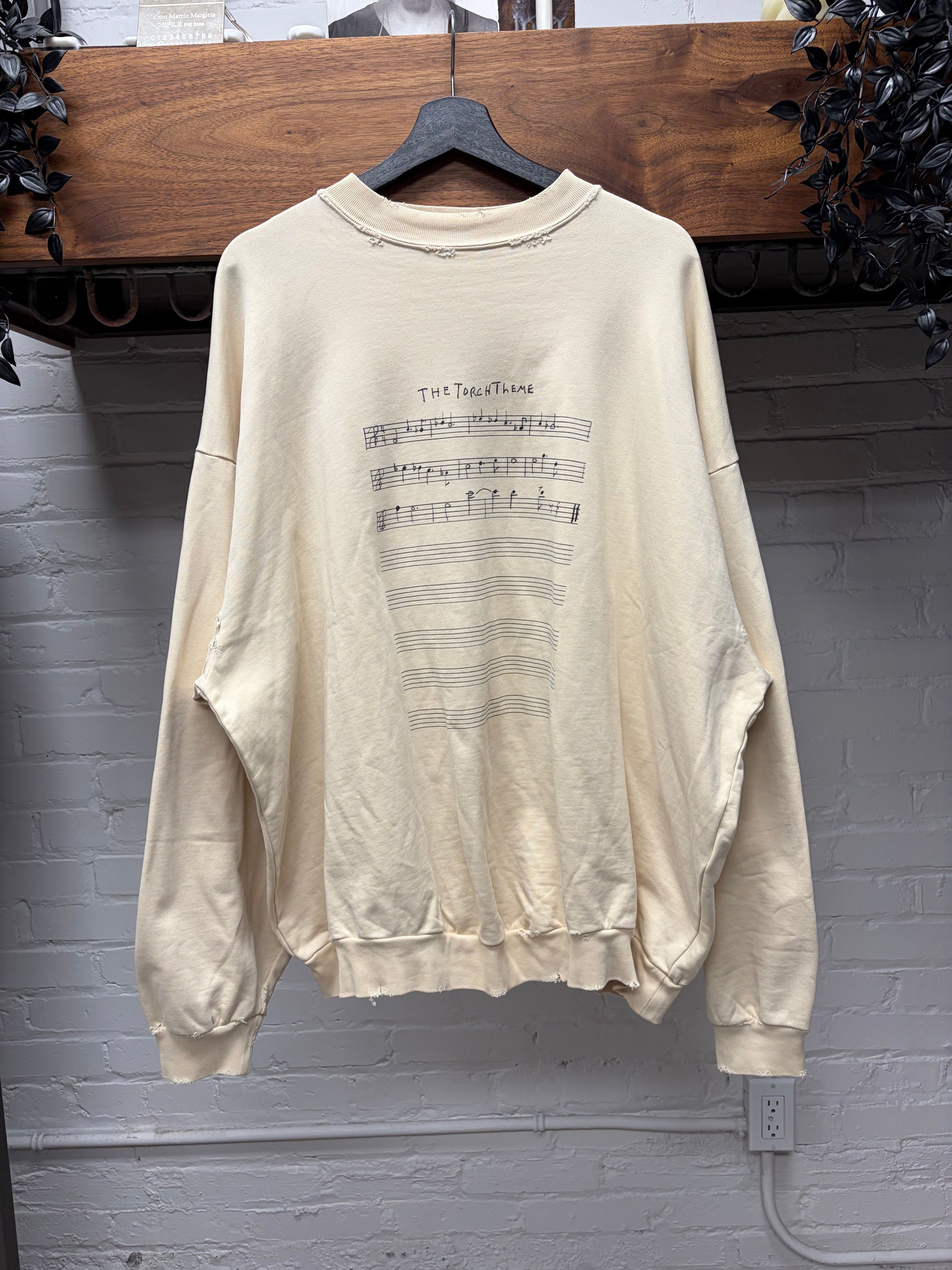 Balenciaga 1/350 Balenciaga Music x Angelo Badalamenti ‘The Torch Theme’ Sweatshirt Size US M / EU 48-50 / 2 - 1 Thumbnail
