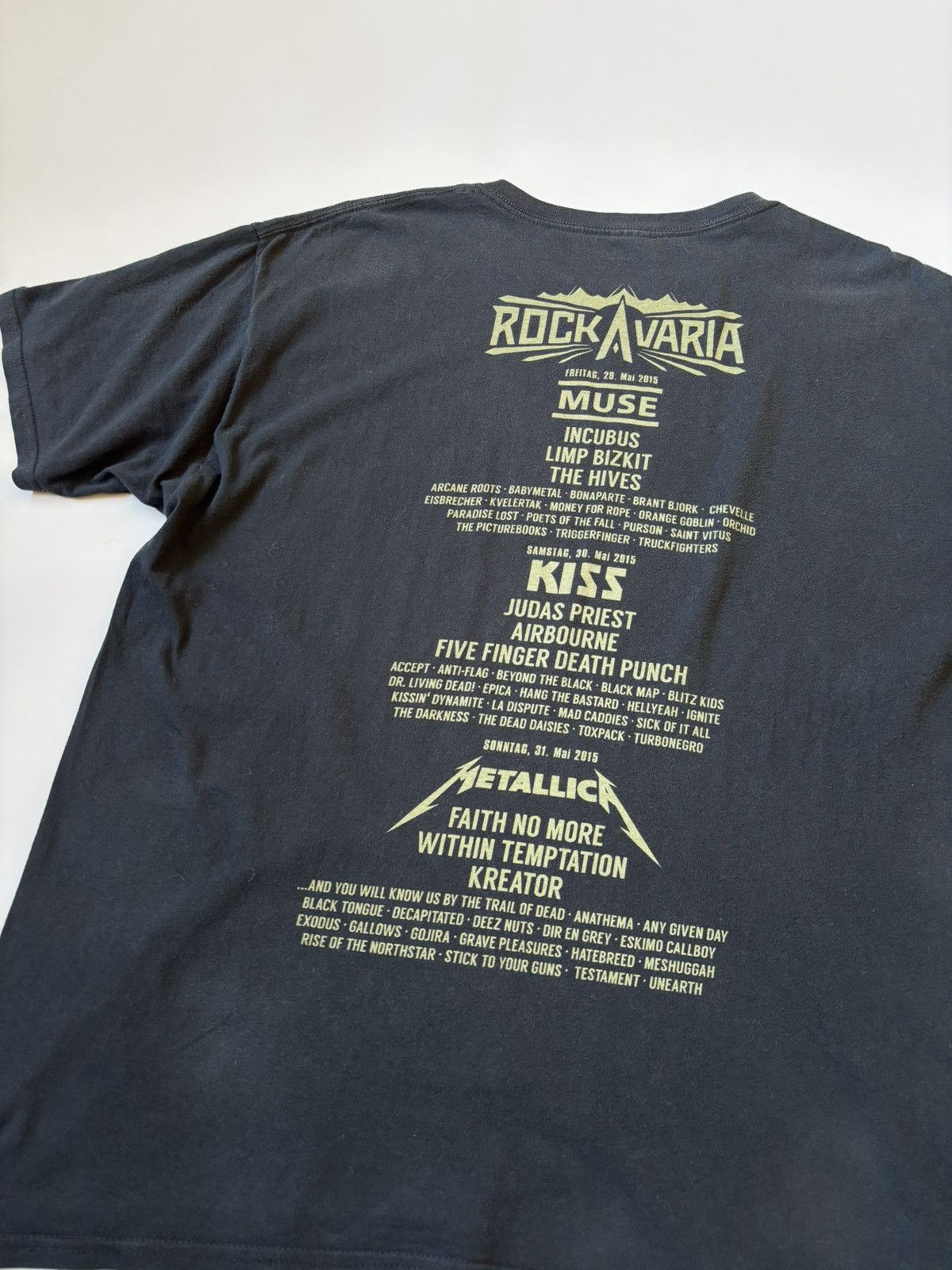 Band Tees × Metallica Rock Avaria Music Festival - Metallica Muse Kiss The Hives Size US L / EU 52-54 / 3 - 2 Thumbnail