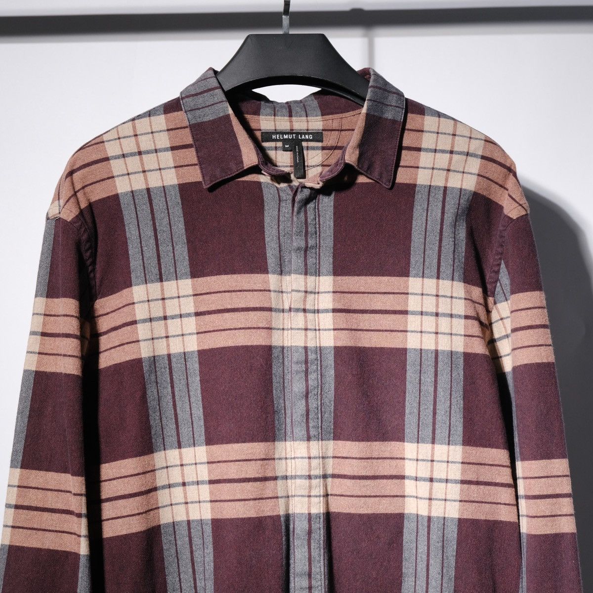 Helmut Lang Helmut Lang Gradient Plaid Shirt Size US M / EU 48-50 / 2 - 2 Thumbnail