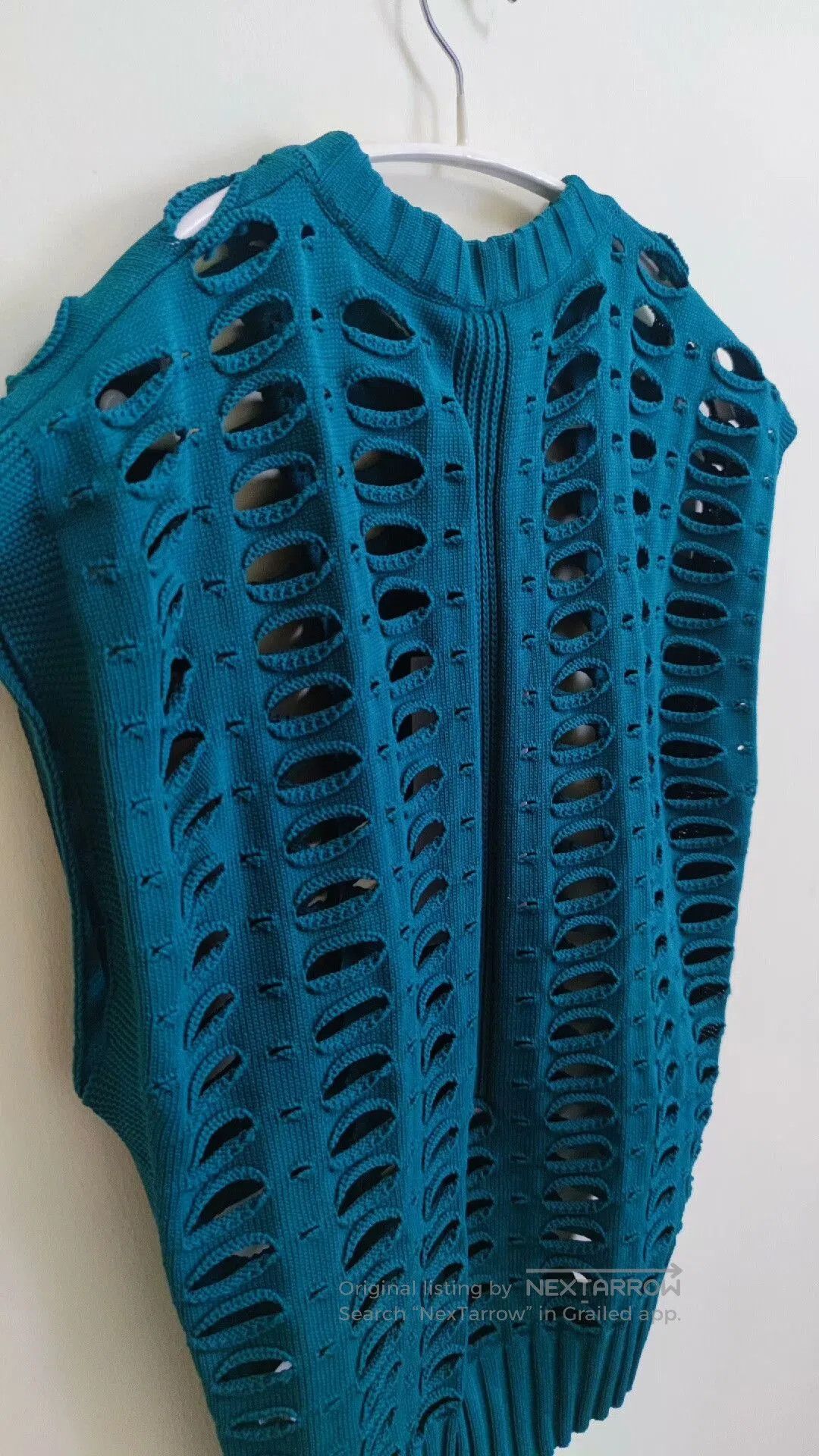 CFCL Issey Miyake Men Knit Vest With Holes. Size US M / EU 48-50 / 2 - 3 Thumbnail