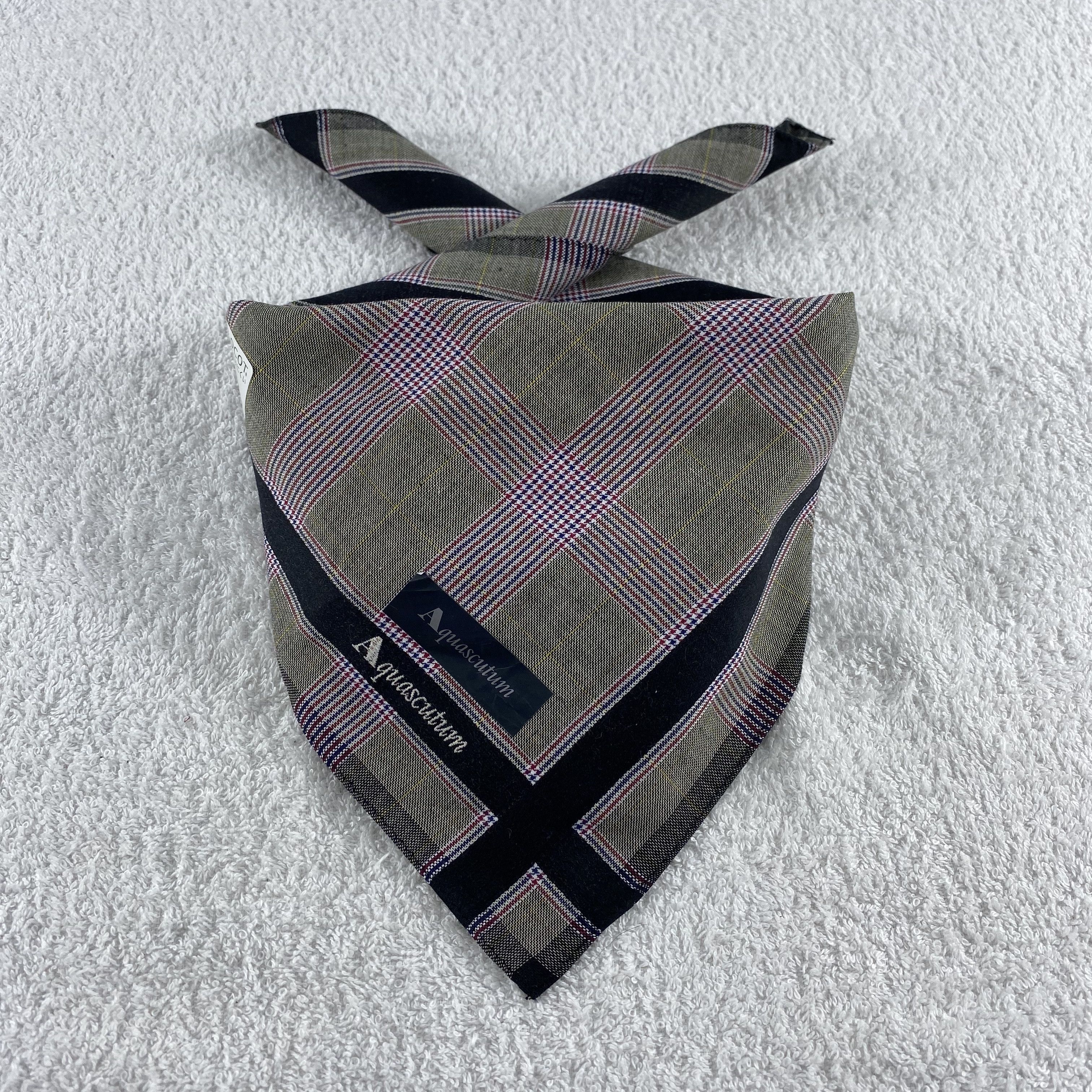 Aquascutum × Vintage Aquascutum Handkerchief / Neckerchief / Bandana Size ONE SIZE - 1 Thumbnail