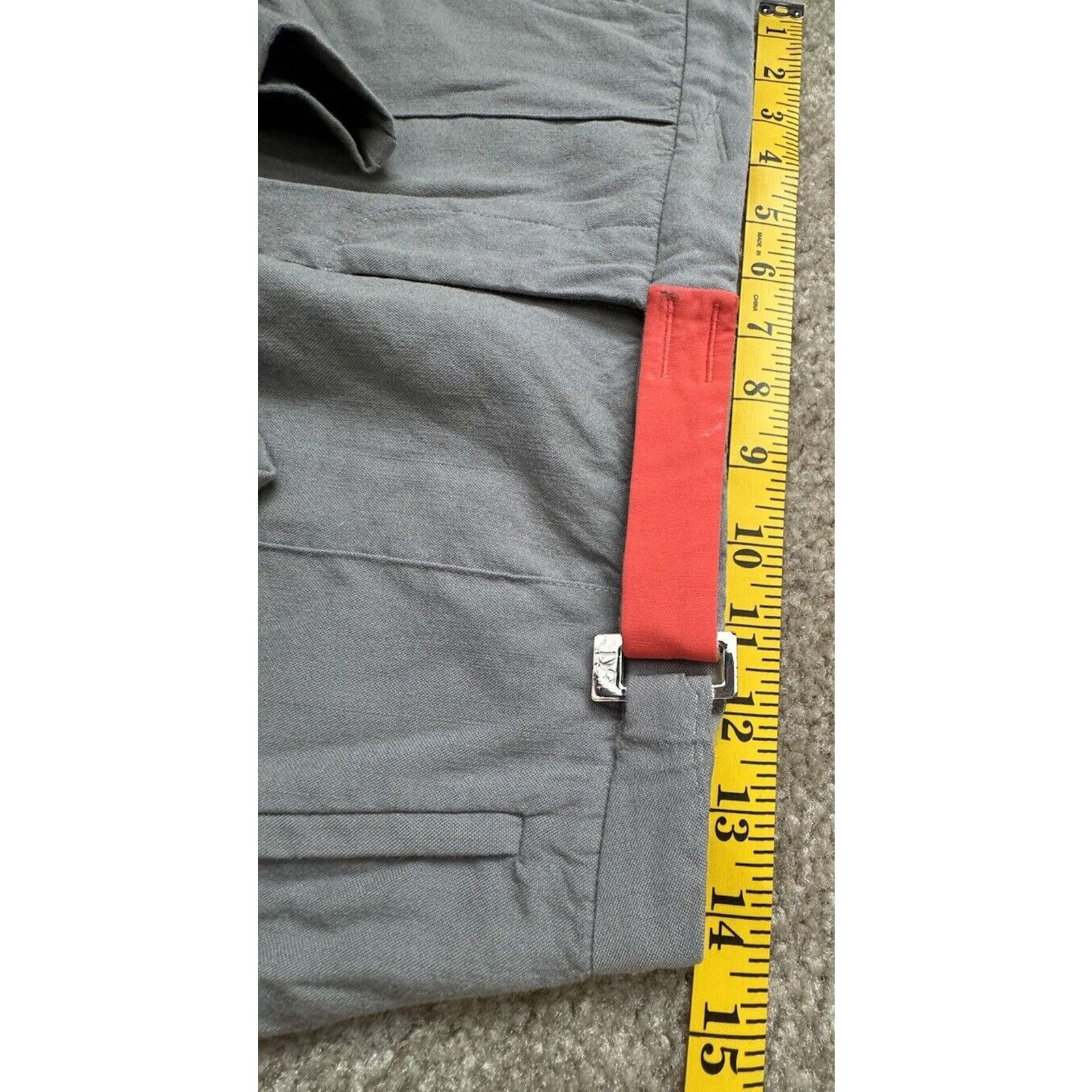 Diane von Furstenberg Diane Von Furstenberg Gray Boydion Wool Blend Shorts Women 2 Size 26" / US 2 / IT 38 - 11 Thumbnail