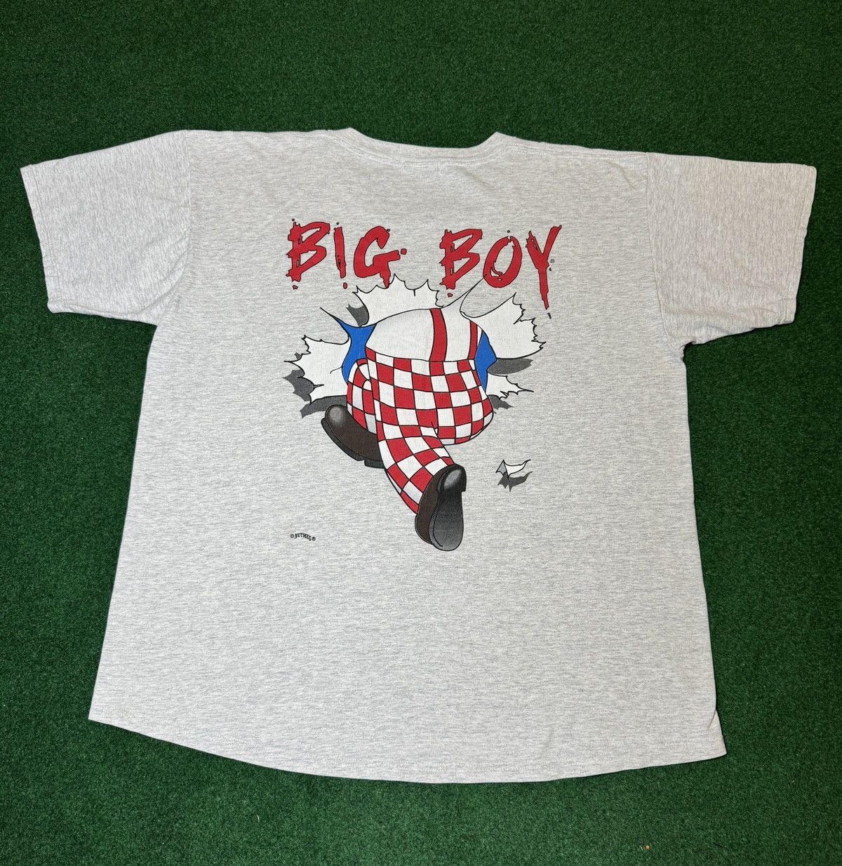 Nutmeg × Vintage Vintage 90s Big Boy Restaurant Break Through T Shirt Size US XL / EU 56 / 4 - 3 Thumbnail