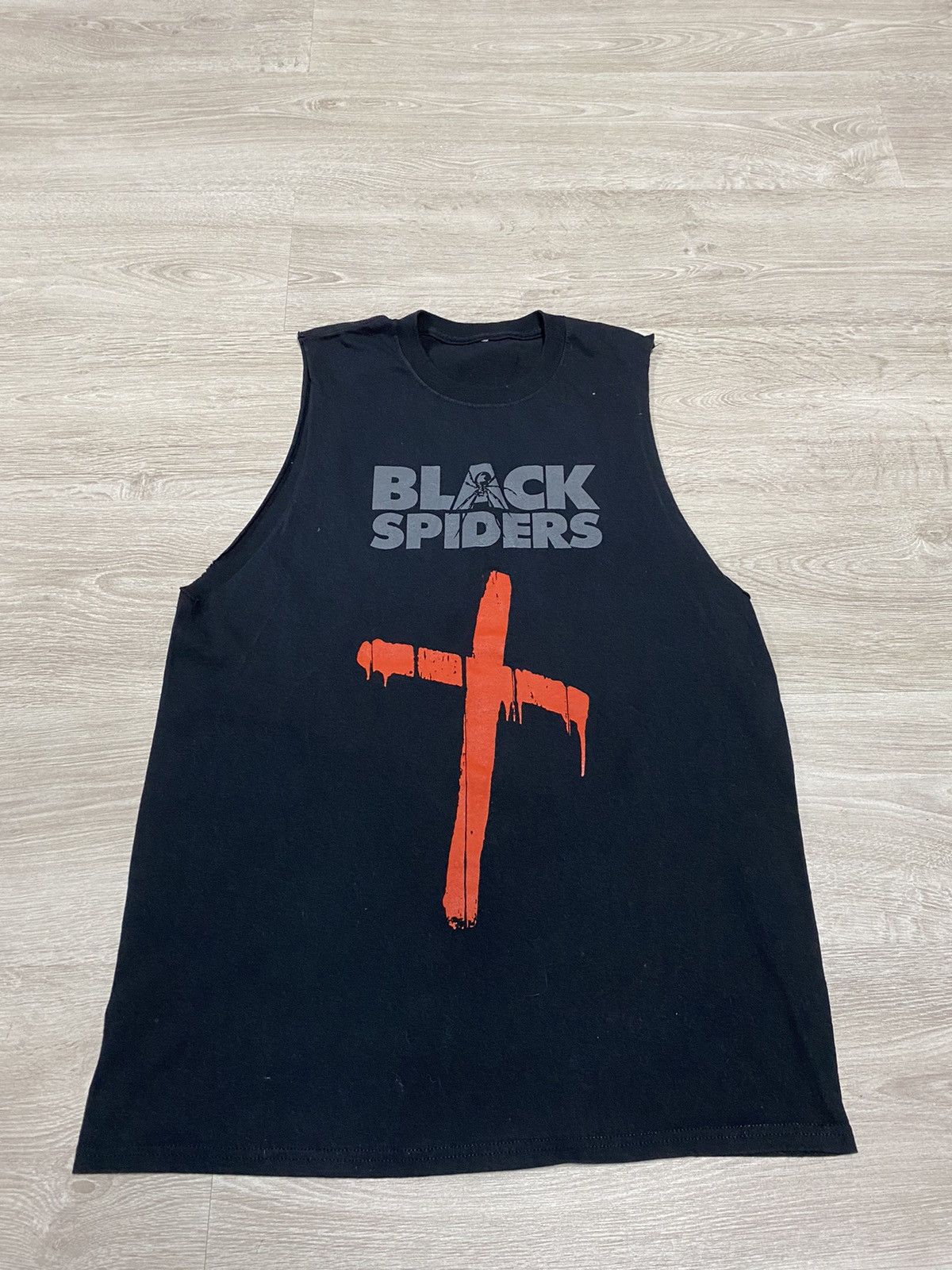 Band Tees Vintage Black Spiders Rock Tank Top sz S-M Size US S / EU 44-46 / 1 - 1 Thumbnail