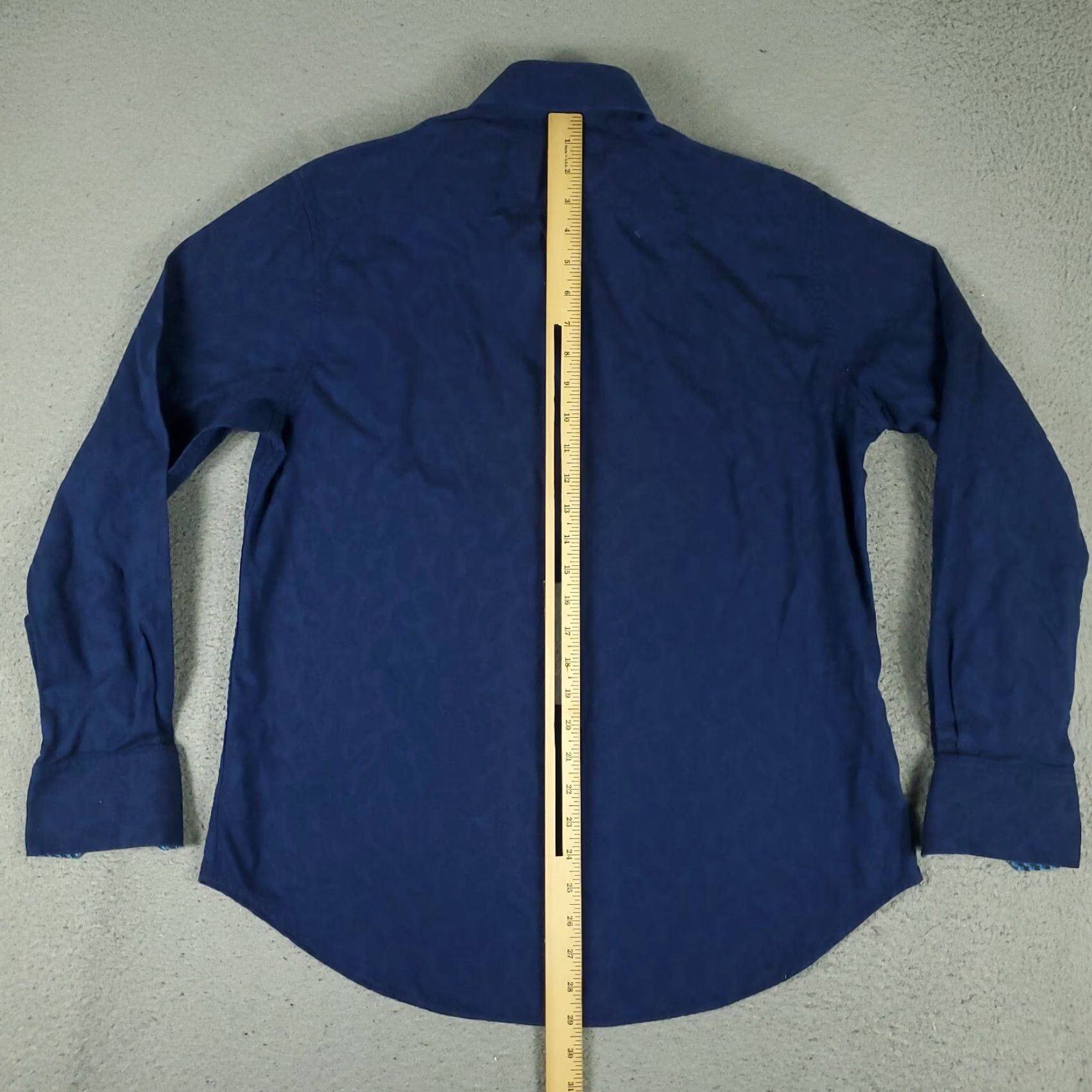 Robert Graham VINTAGE Robert Graham Shirt Mens Size Medium Blue Paisley Button-Up Long Sleeve Size US M / EU 48-50 / 2 - 3 Thumbnail