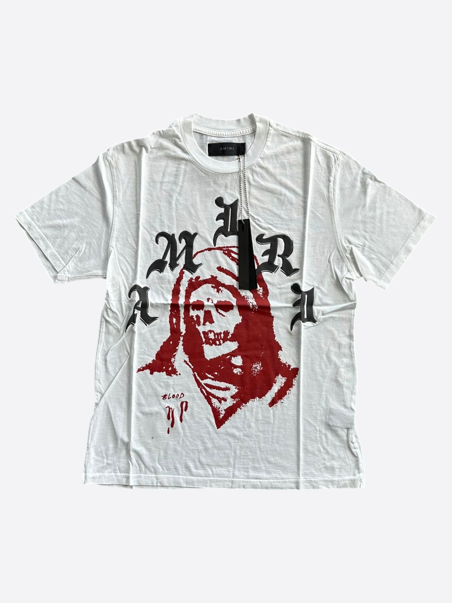 Amiri Wes Lang White & Red Solar Kings T-Shirt