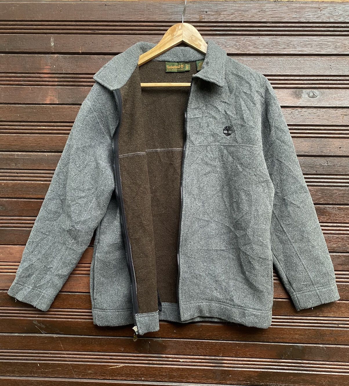 Timberland × Vintage Vintage Timberland Fleece Zipper Jacket Size US XS / EU 42 / 0 - 5 Thumbnail