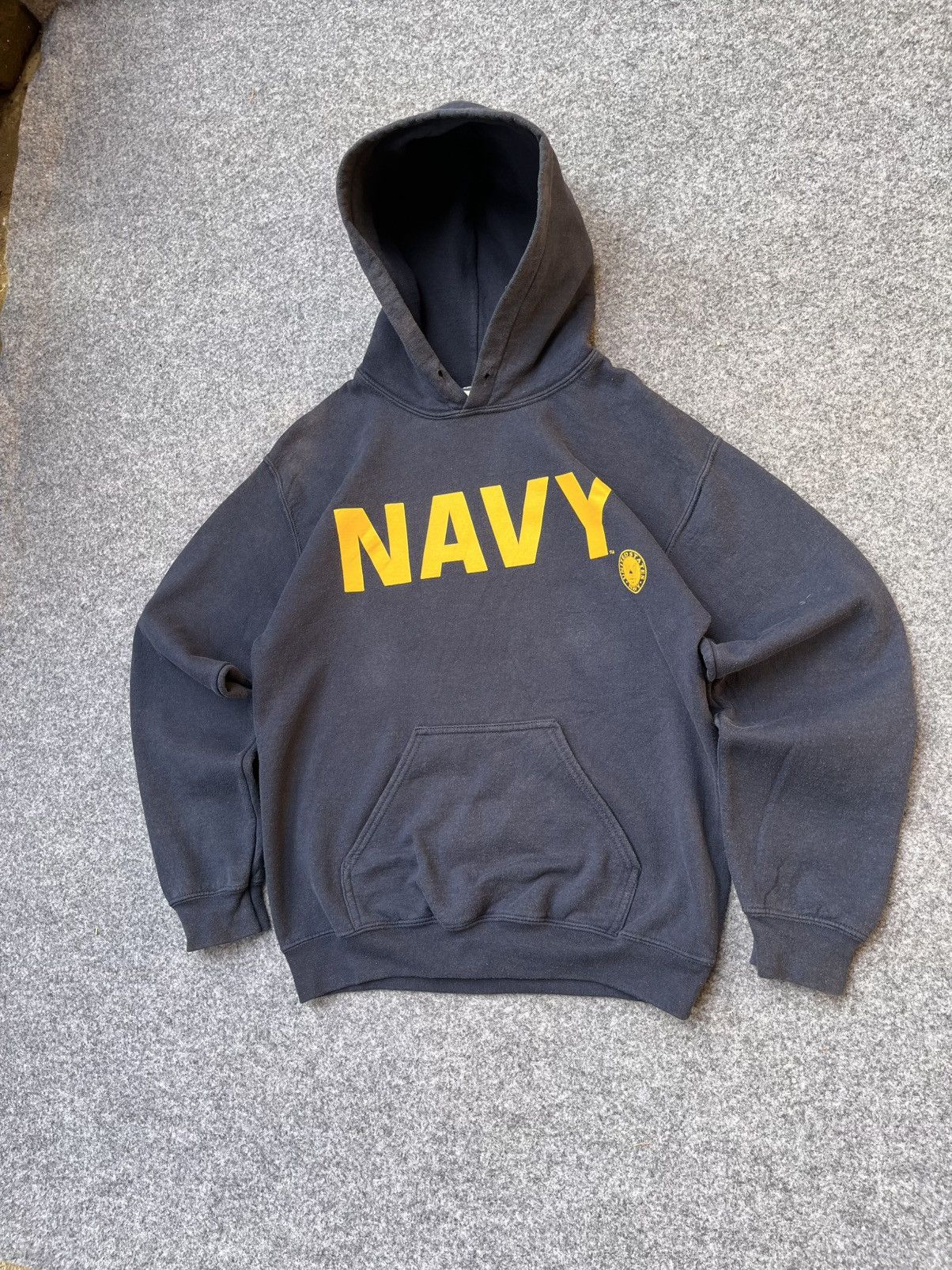 NVY Vintage navy hoodie Size US M / EU 48-50 / 2 - 3 Thumbnail