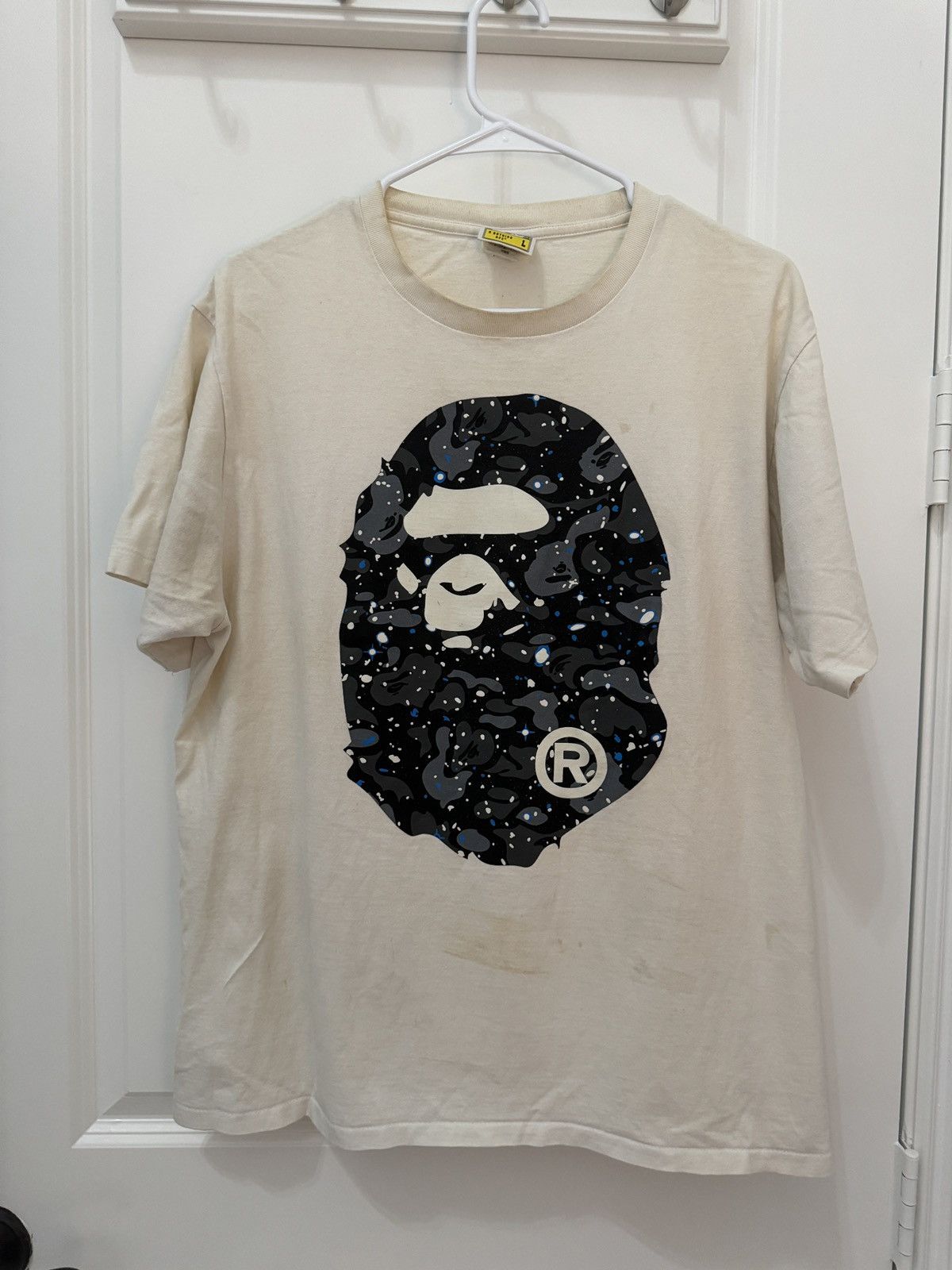 Bape Space Camo Tee Grailed