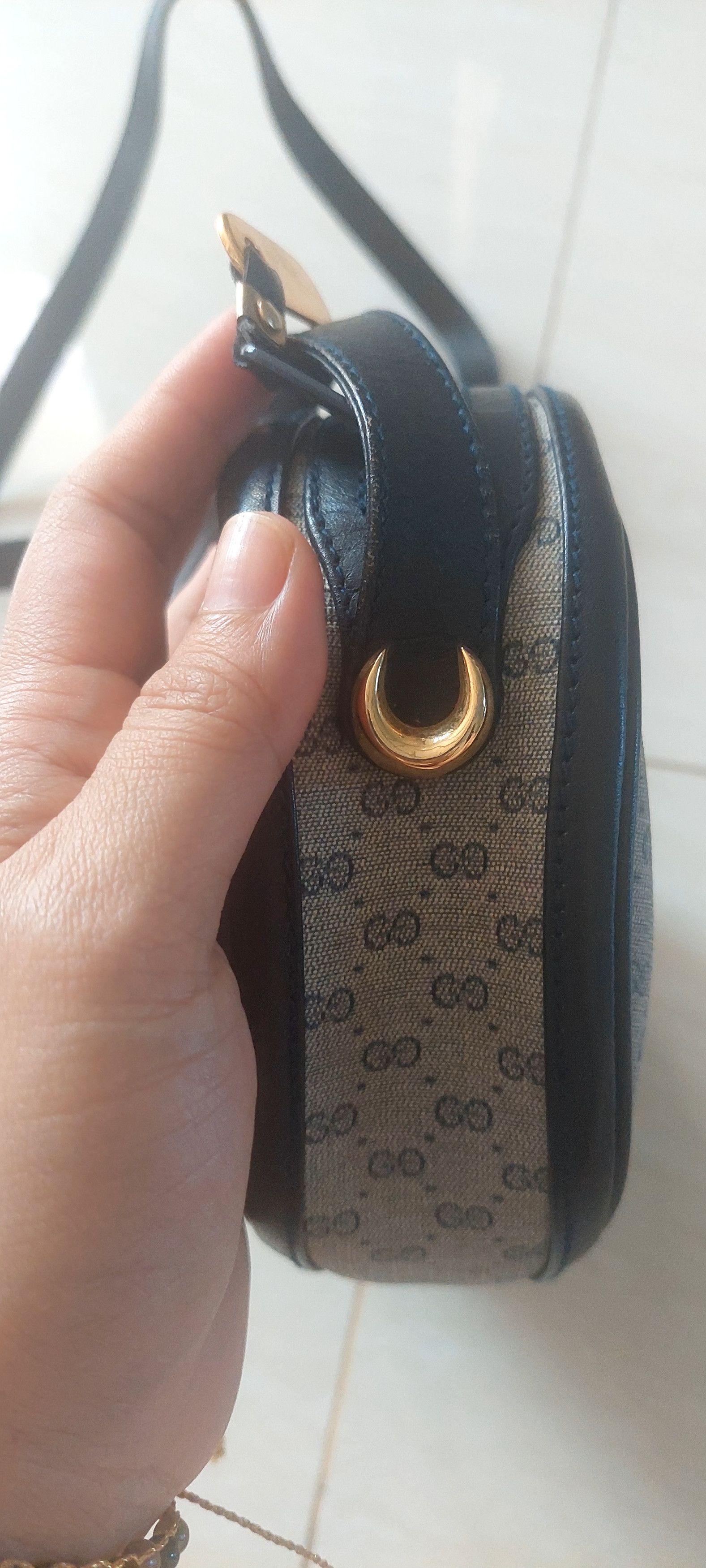 Gucci Gucco Vintage Leather PVC CrossBody Size ONE SIZE - 3 Thumbnail