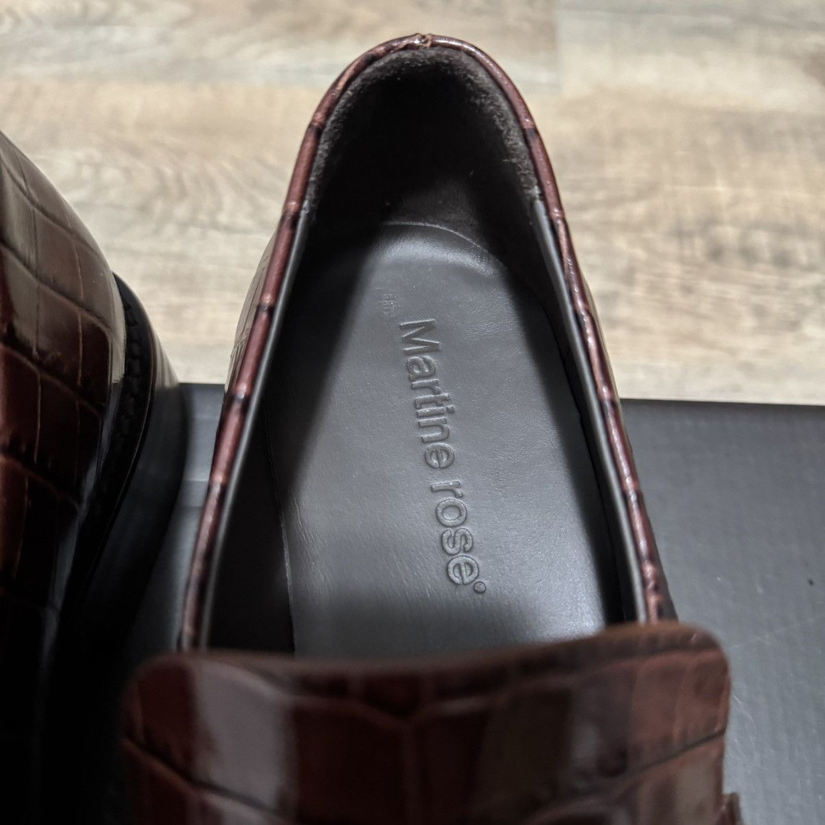 Martine Rose Martine Rose Beaded Square Toe Loafer Brown Size US 8 / EU 41 - 7 Thumbnail