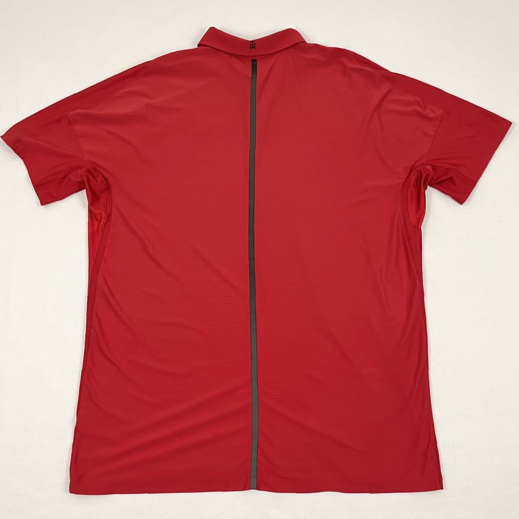 Nike Nike Tiger Woods Polo Shirt Mens XL Red Snap Collar Performance Golf Preppy Shirt Size US XL / EU 56 / 4 - 6 Thumbnail
