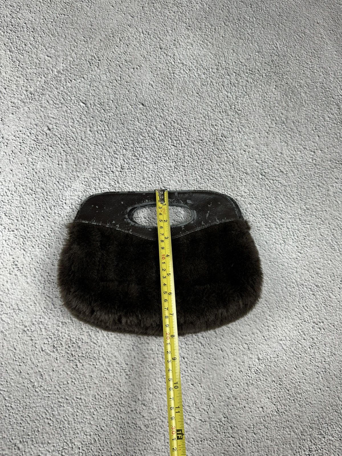 Japanese Brand Crazy Fur Fuzzy Bag Faux Mini Luxury Opium Y2K Size ONE SIZE - 7 Thumbnail